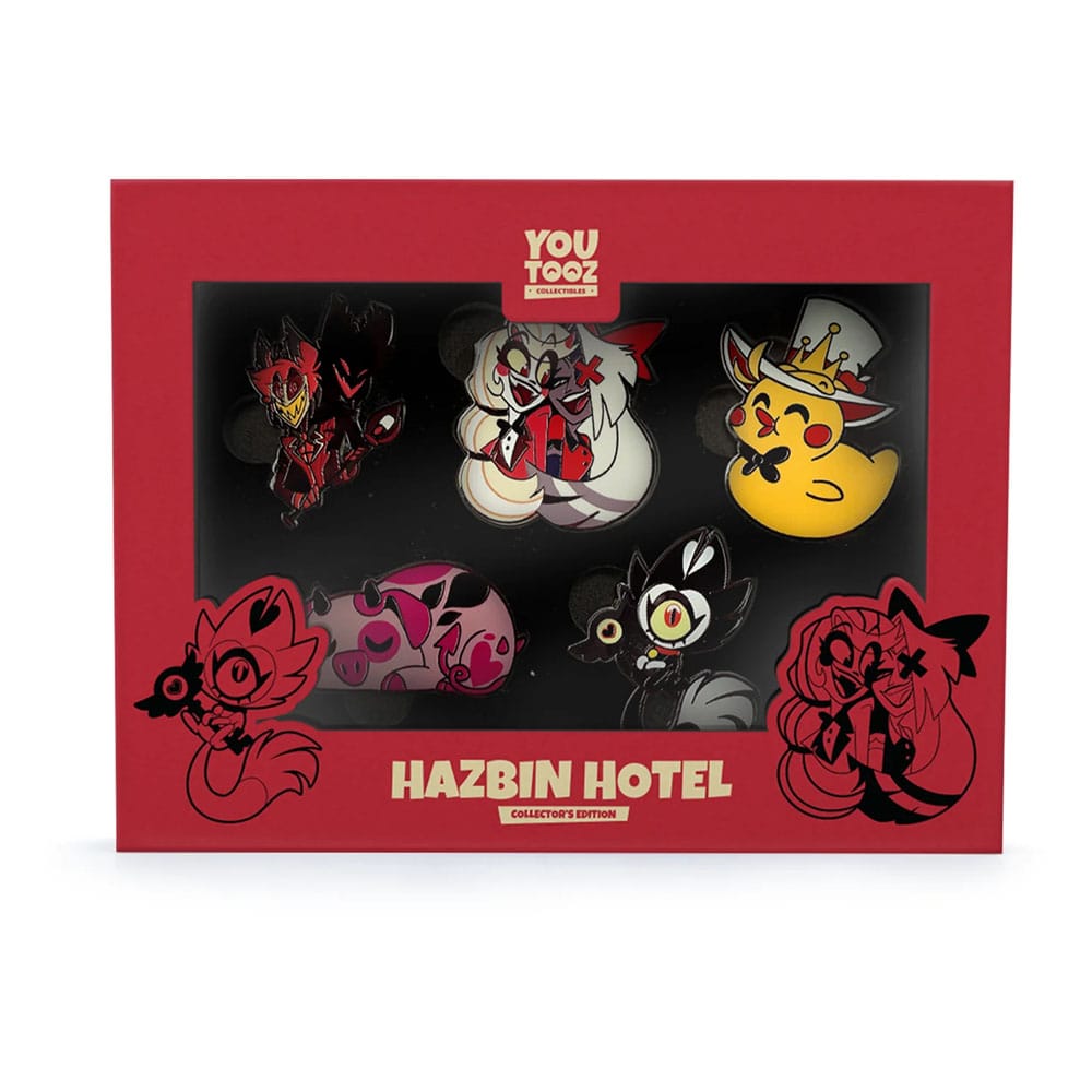 Hazbin Hotel présentoir pin's Set 5 cm (6)