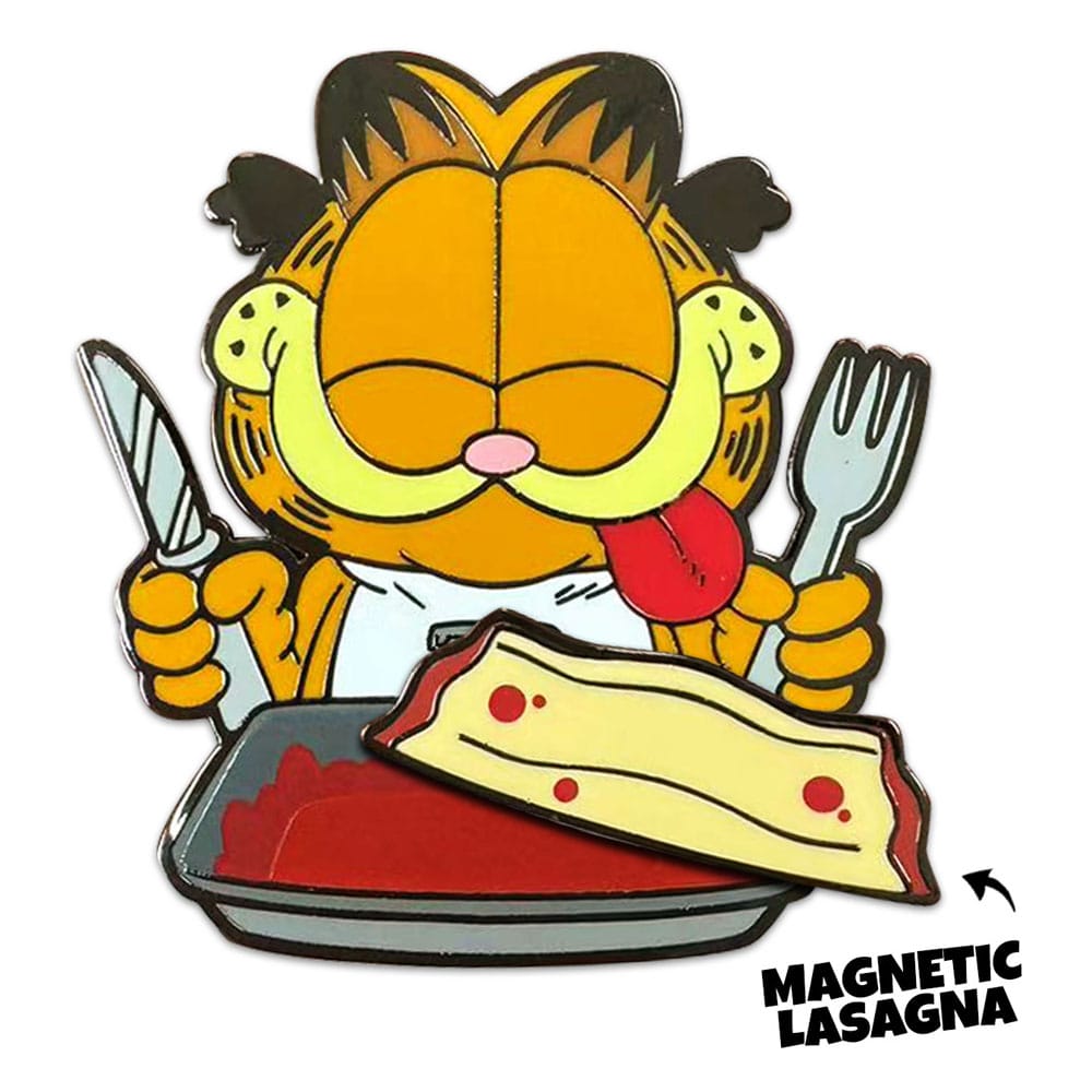 Garfield pin Disco Garfield Lasagna Dinner 5 cm