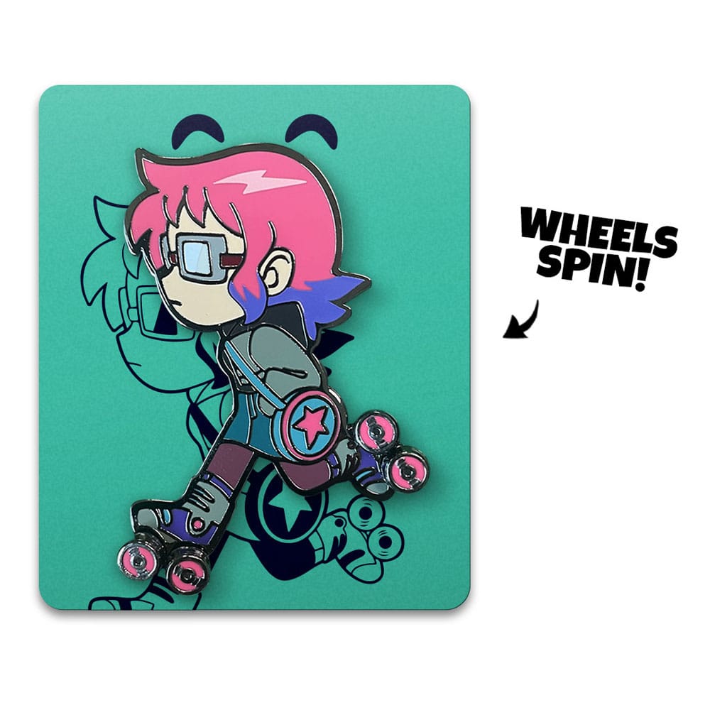 Scott Pilgrim pin Ramona Skating 5 cm