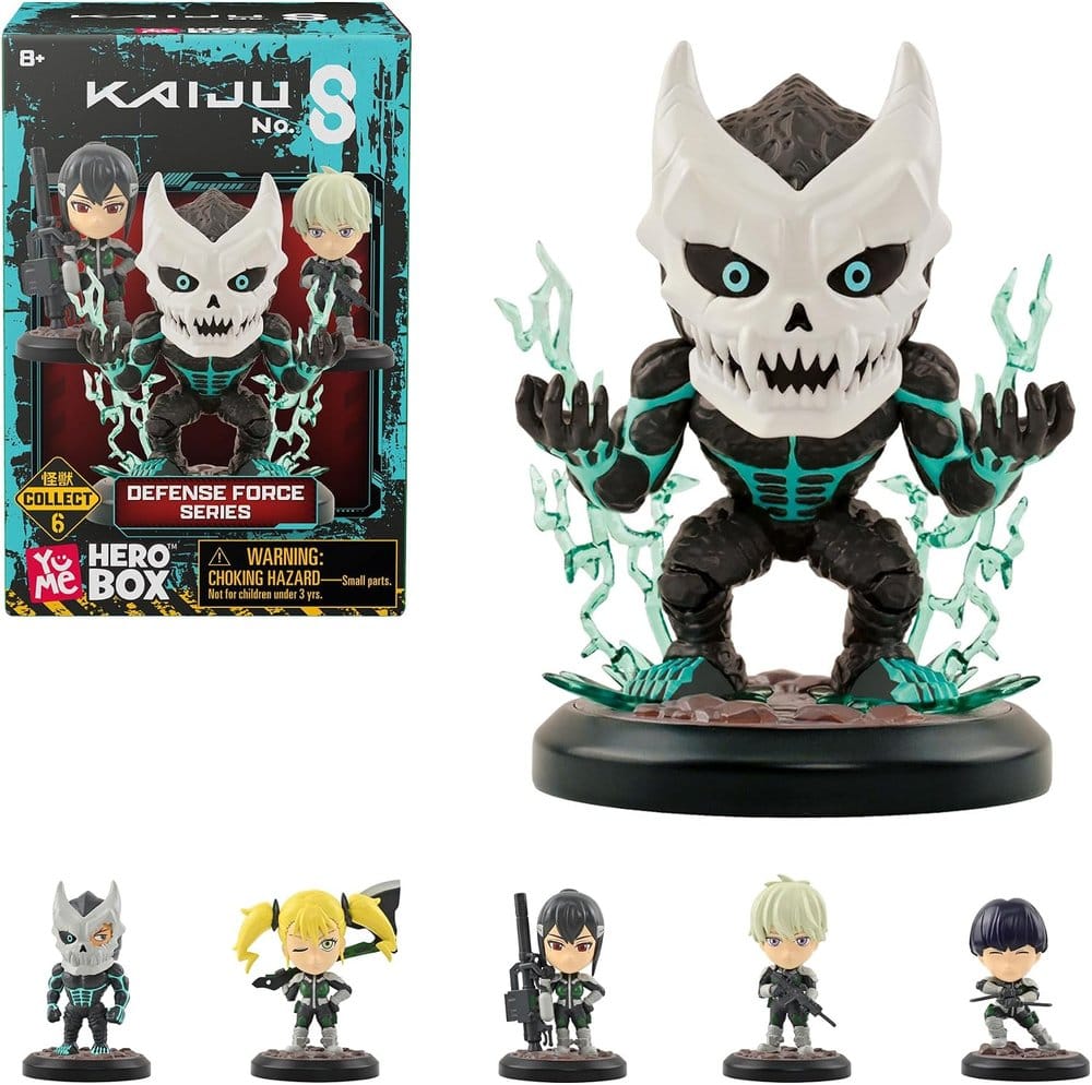Kaiju No. 8 Hero Box figurines mini Combat Series boîte-mystère présentoir (12)