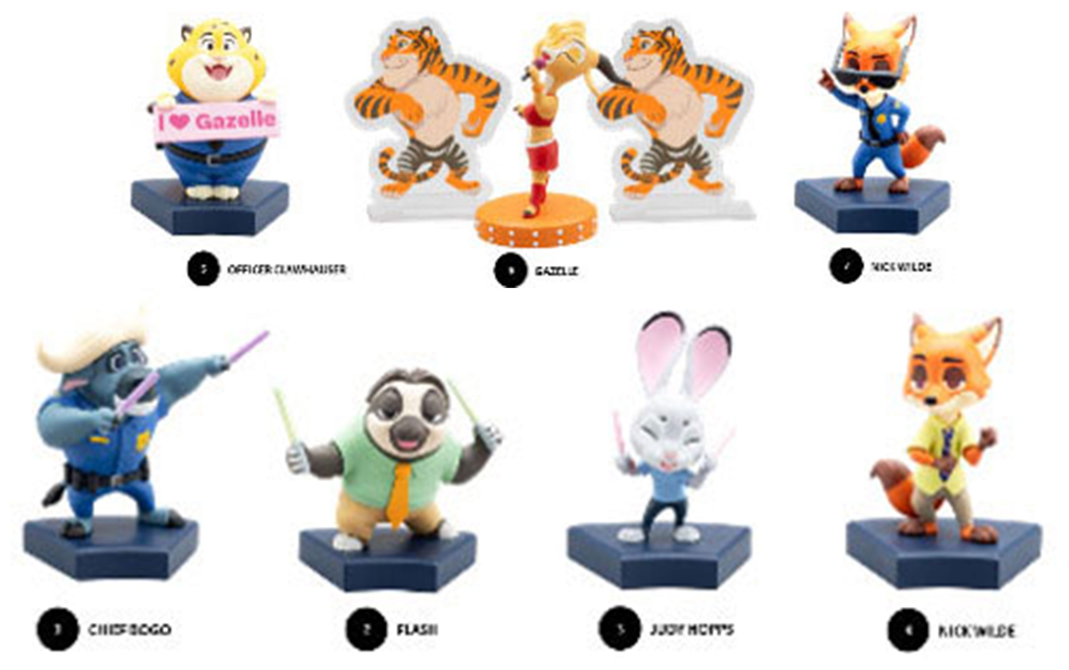 Zootopie présentoir figurines mini Hero Box Urban Safari Series 8 cm (6)
