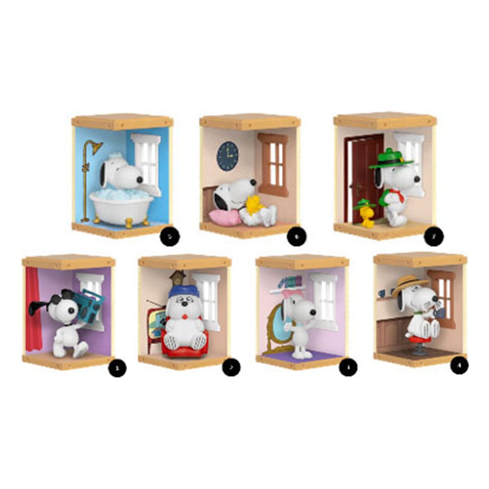 Peanuts présentoir figurines mini Hero Box Home Sweet Home Series Snoopy 8 cm (6)