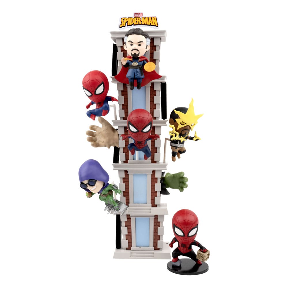 Spider-Man présentoir figurines mini Hero Box Tower Series 2 8 cm (6)