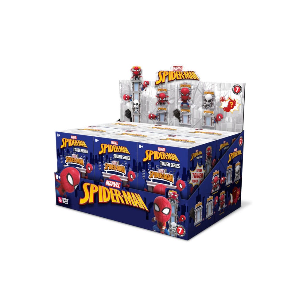 Spider-Man présentoir figurines mini Hero Box Tower Series 2 8 cm (6)