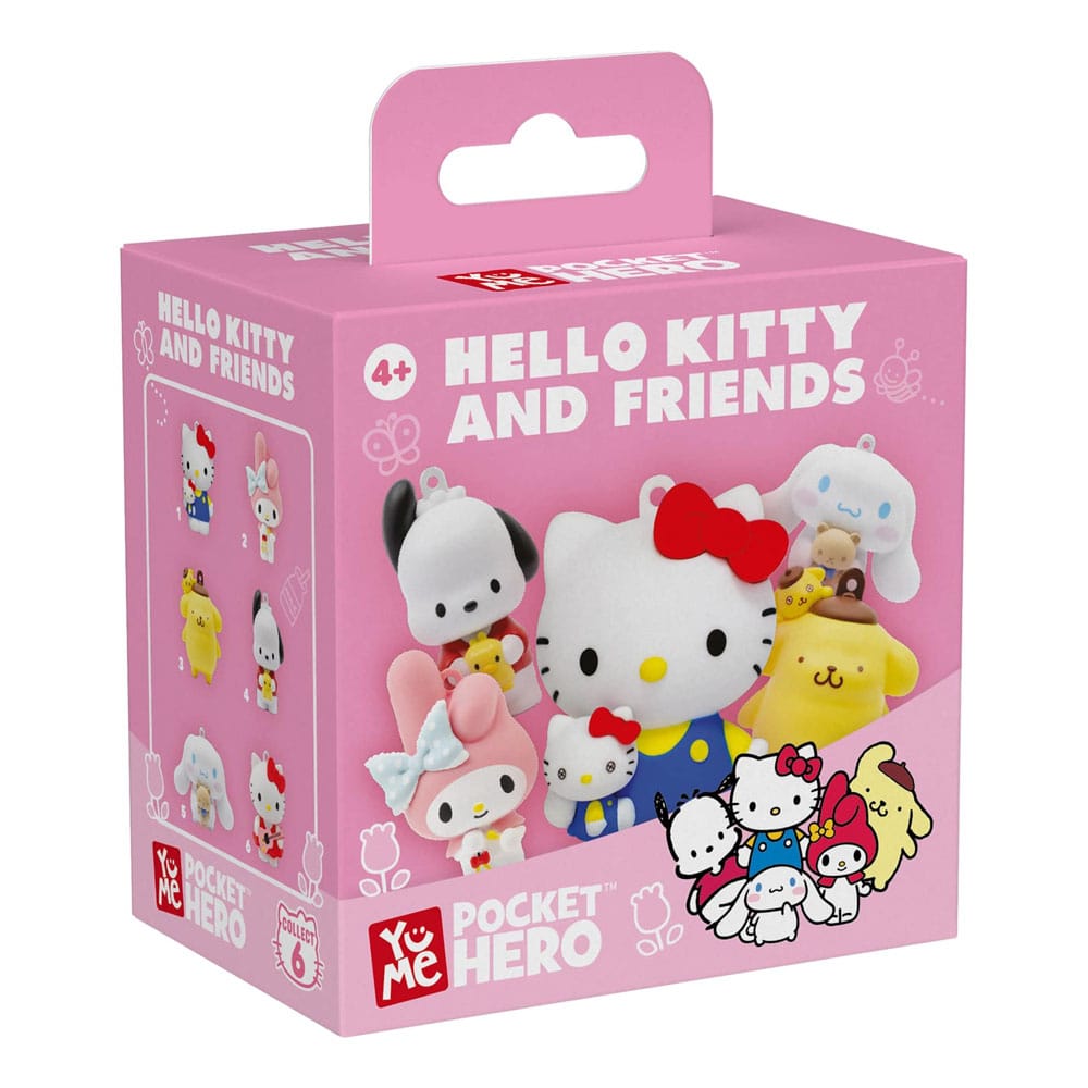 Sanrio présentoir porte-clés boîte-mystère Pocket Hero Hello Kitty and Friends Series 1 (12)
