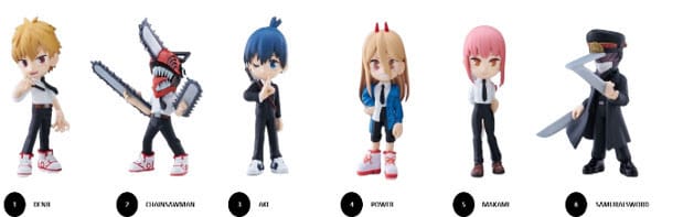 Chainsaw Man présentoir figurines mini Anime Series 9 cm (6)