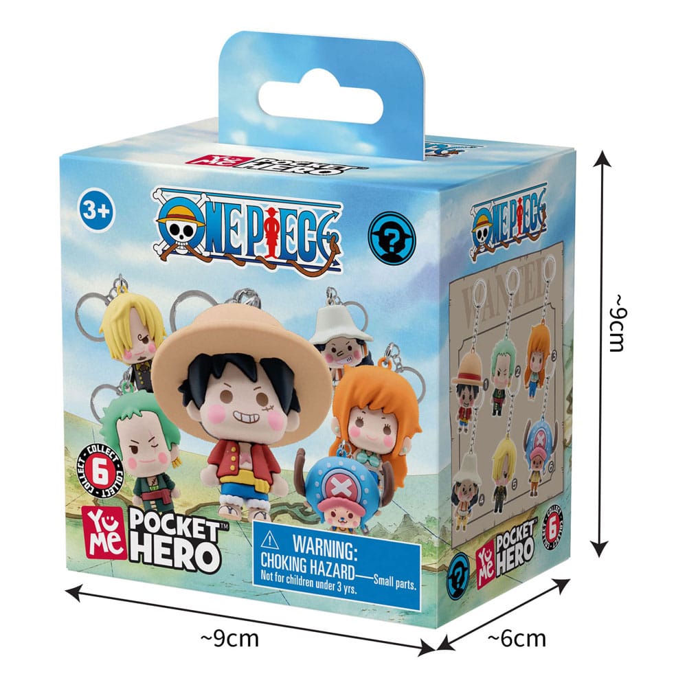One Piece présentoir porte-clés Pocket Hero Series 2 (12)