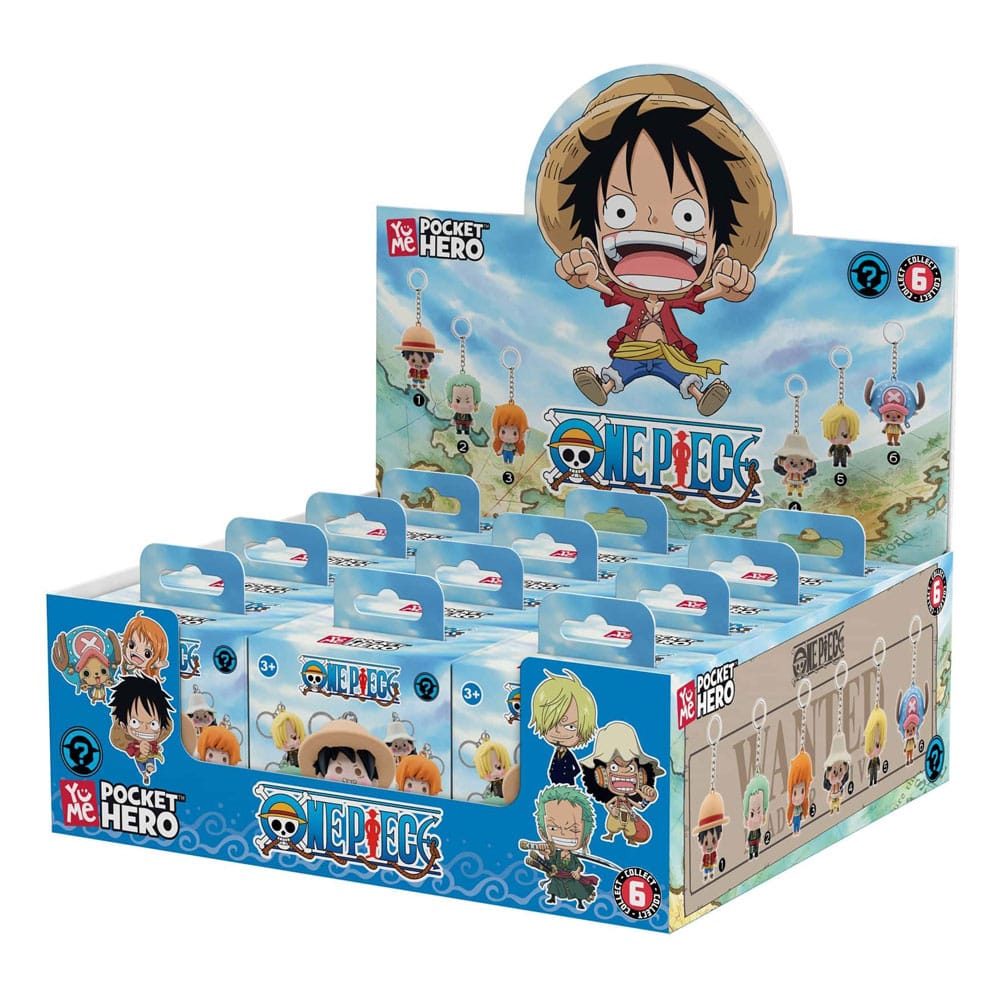 One Piece présentoir porte-clés Pocket Hero Series 2 (12)