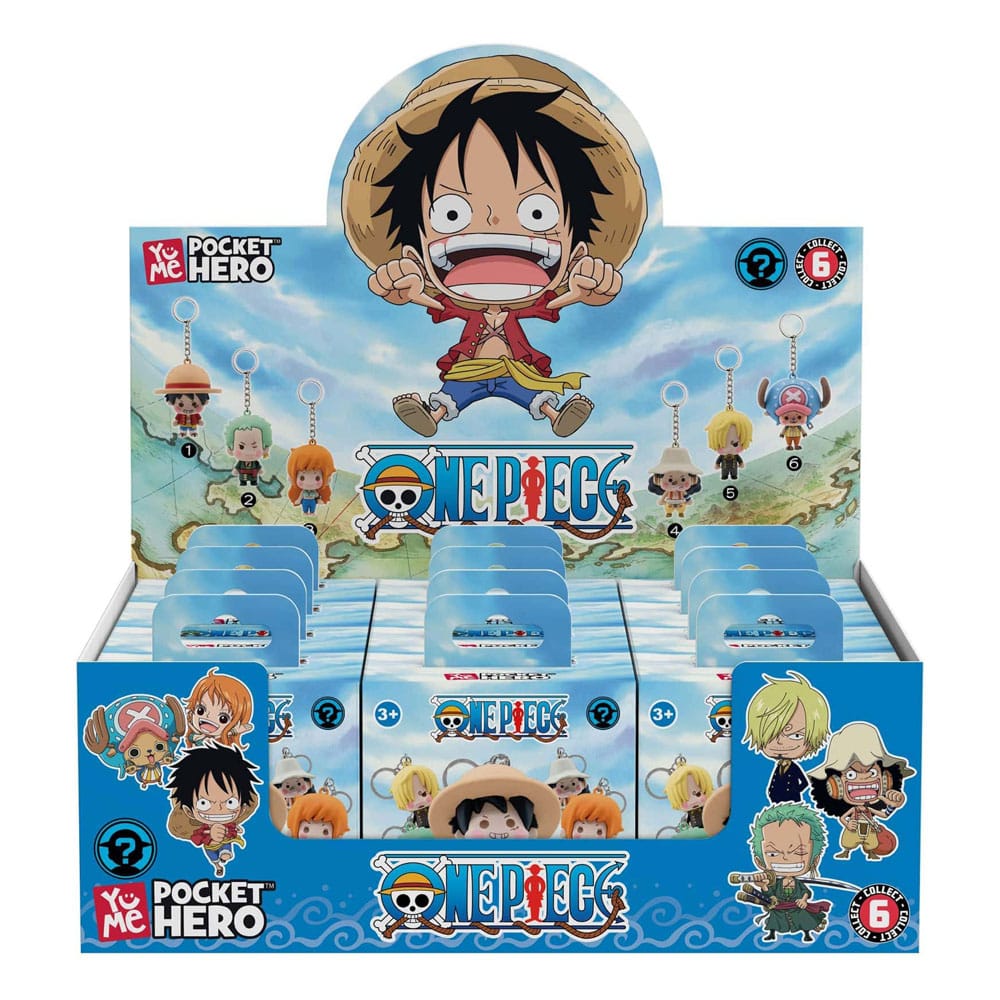 One Piece présentoir porte-clés Pocket Hero Series 2 (12)