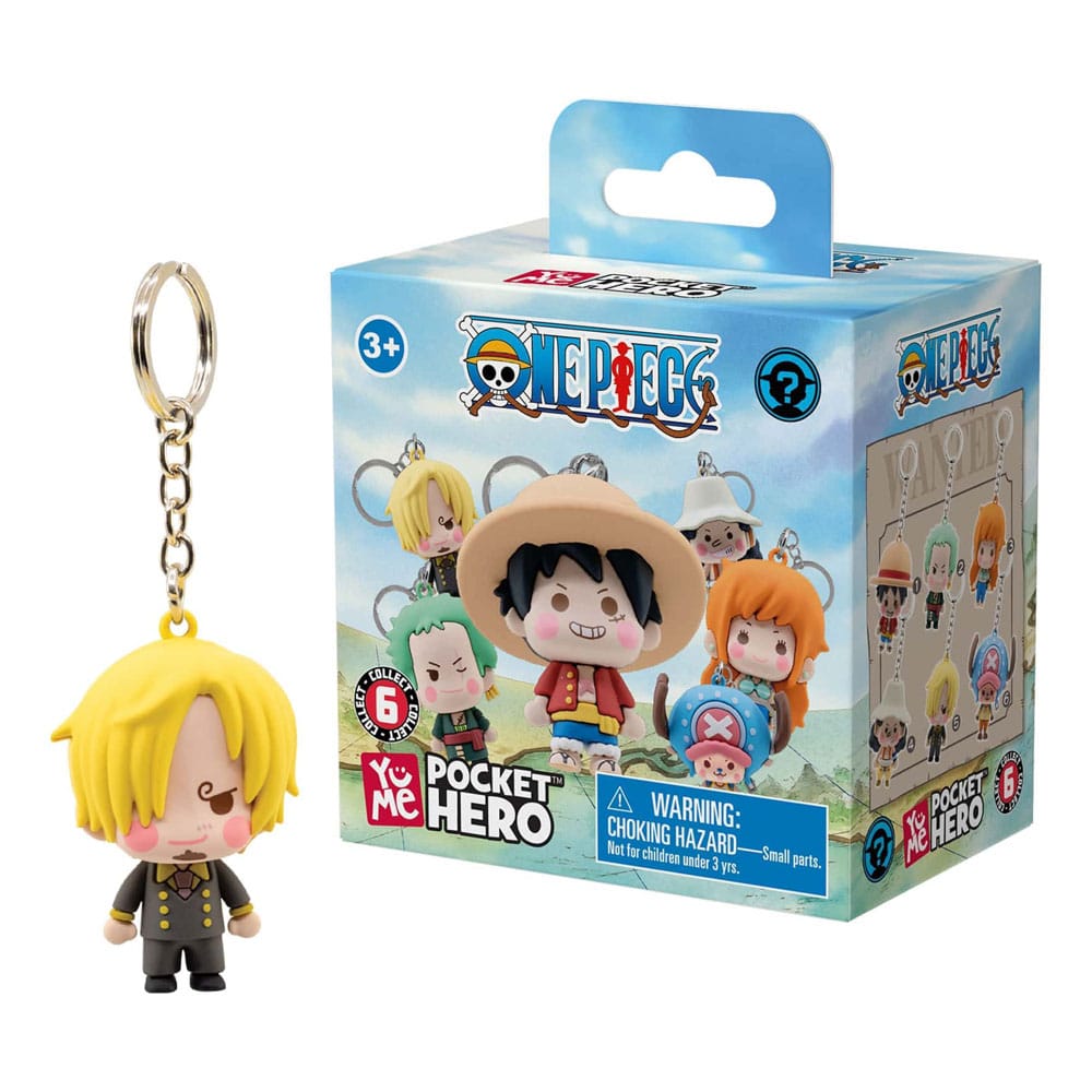 One Piece présentoir porte-clés Pocket Hero Series 2 (12)
