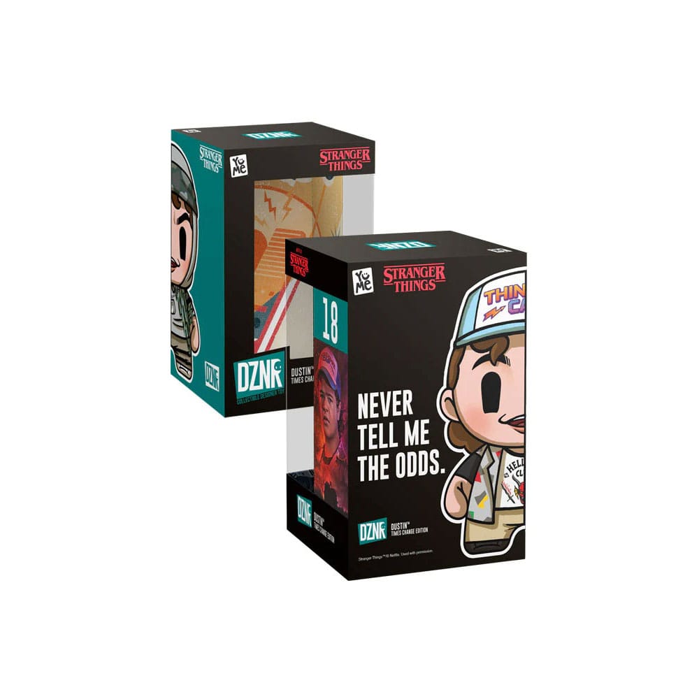 YuMe Toys - Stranger Things - Times Change Edition - Peluche DZNR Dustin 17.5cm (Display de 6)