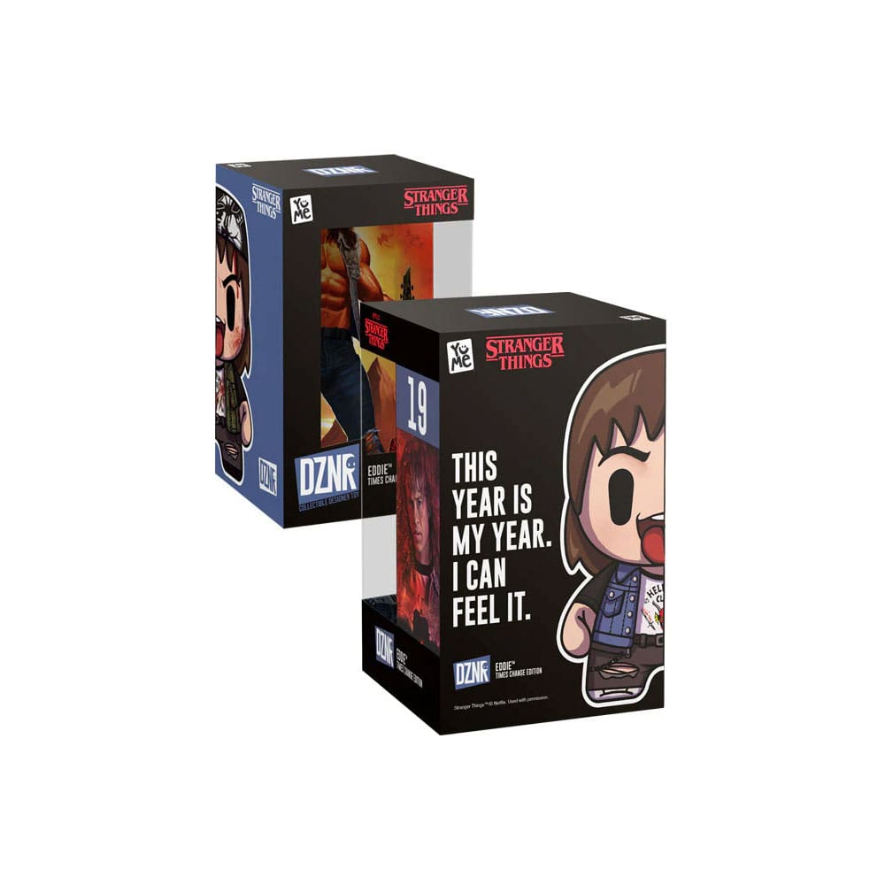 YuMe Toys - Stranger Things - Times Change Edition - Peluche DZNR Eddie 17.5cm (Display de 6)
