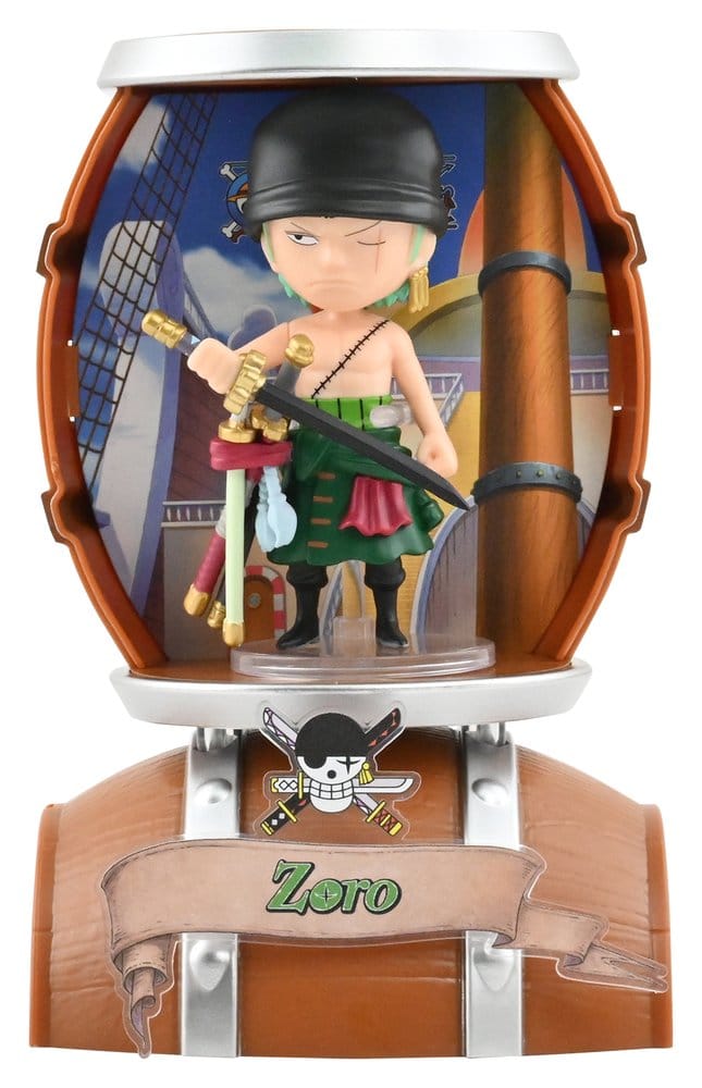 One Piece présentoir boîte-mystère figurines mini Barrel Capsule 9 cm (6)