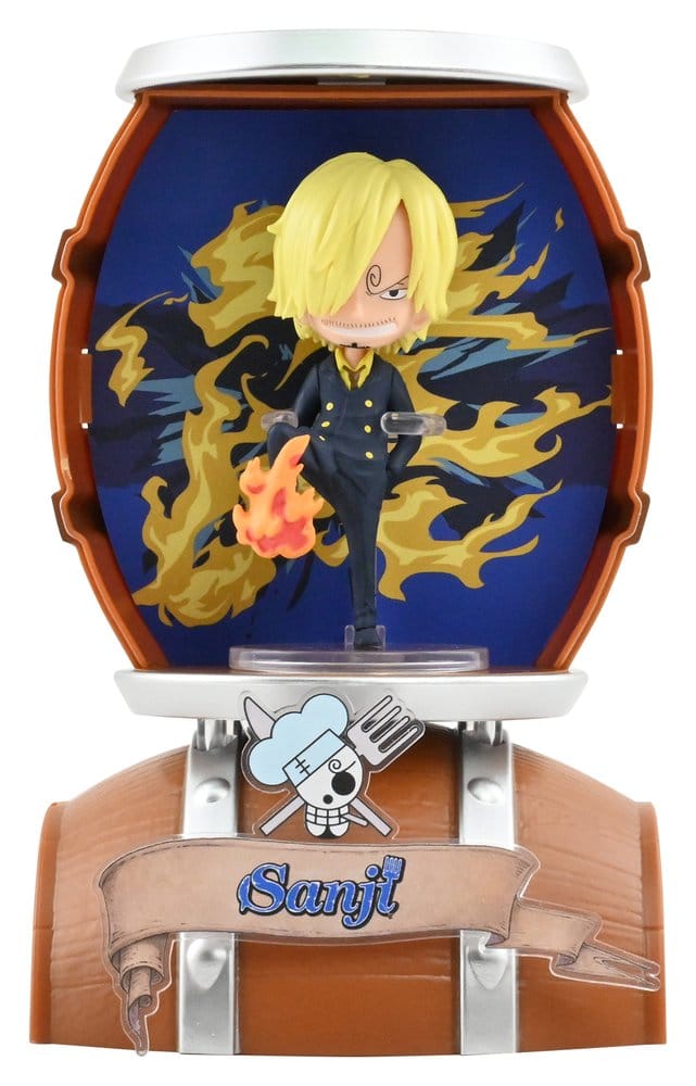 One Piece présentoir boîte-mystère figurines mini Barrel Capsule 9 cm (6)