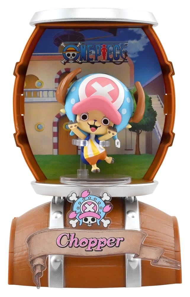One Piece présentoir boîte-mystère figurines mini Barrel Capsule 9 cm (6)