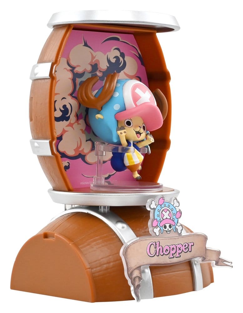 One Piece présentoir boîte-mystère figurines mini Barrel Capsule 9 cm (6)