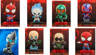 Spider-Man présentoir boîte-mystère figurines mini Cosbi 8 cm (8)