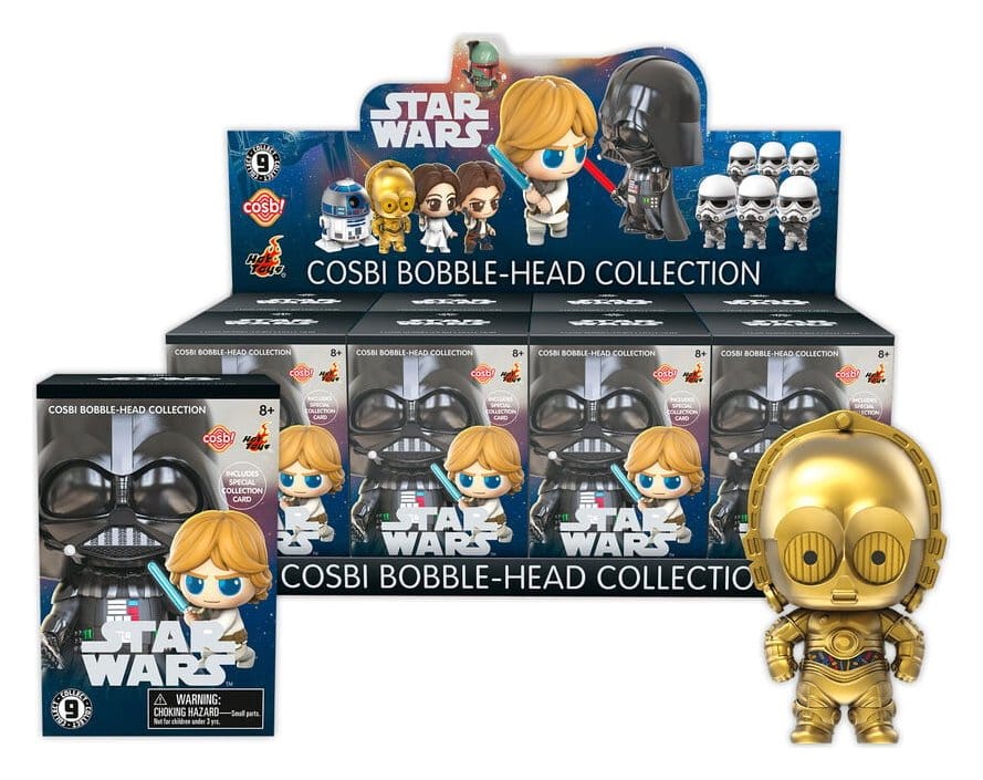 Star Wars Cosbi figurines mini Series 2 boîte-mystère présentoir (8)
