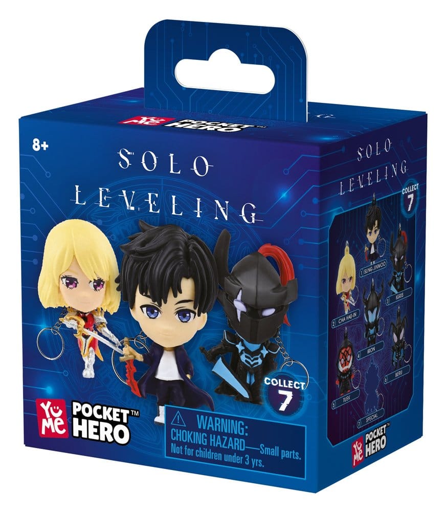 Solo Leveling Pocket Hero porte-clés Series 1 boîte-mystère présentoir (12)
