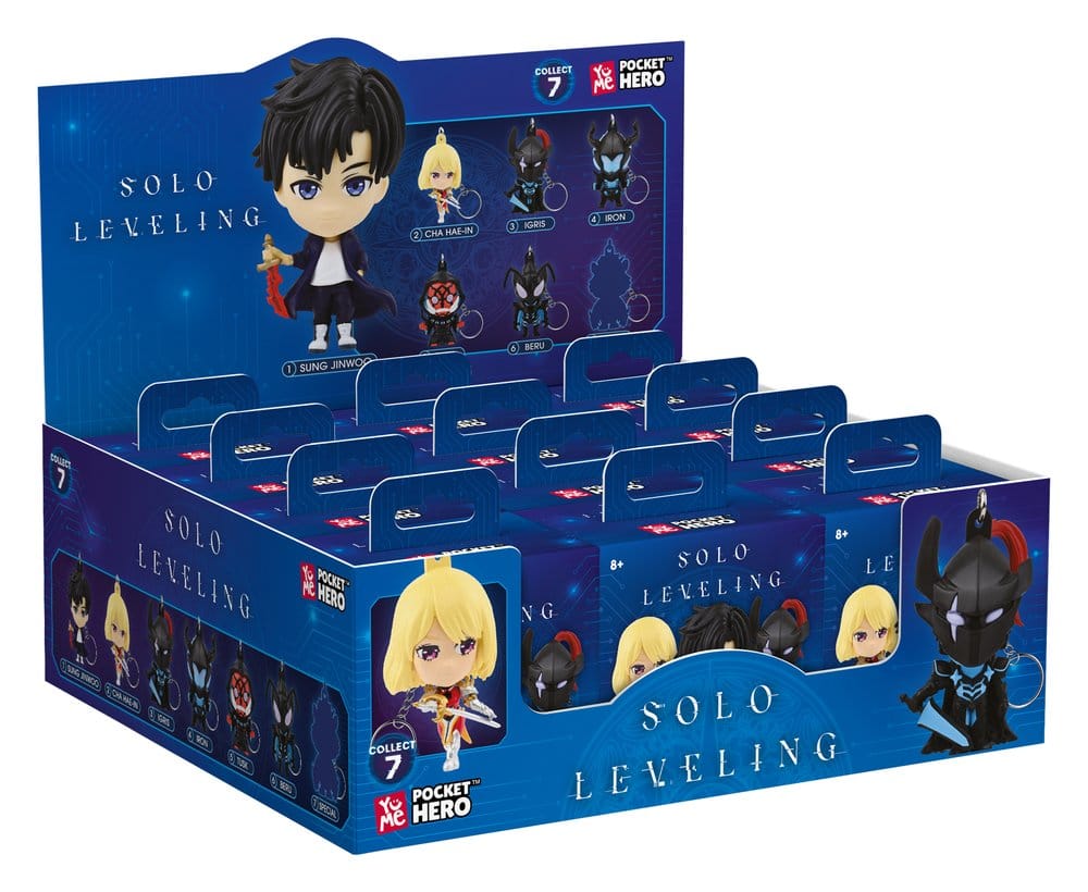 Solo Leveling Pocket Hero porte-clés Series 1 boîte-mystère présentoir (12)