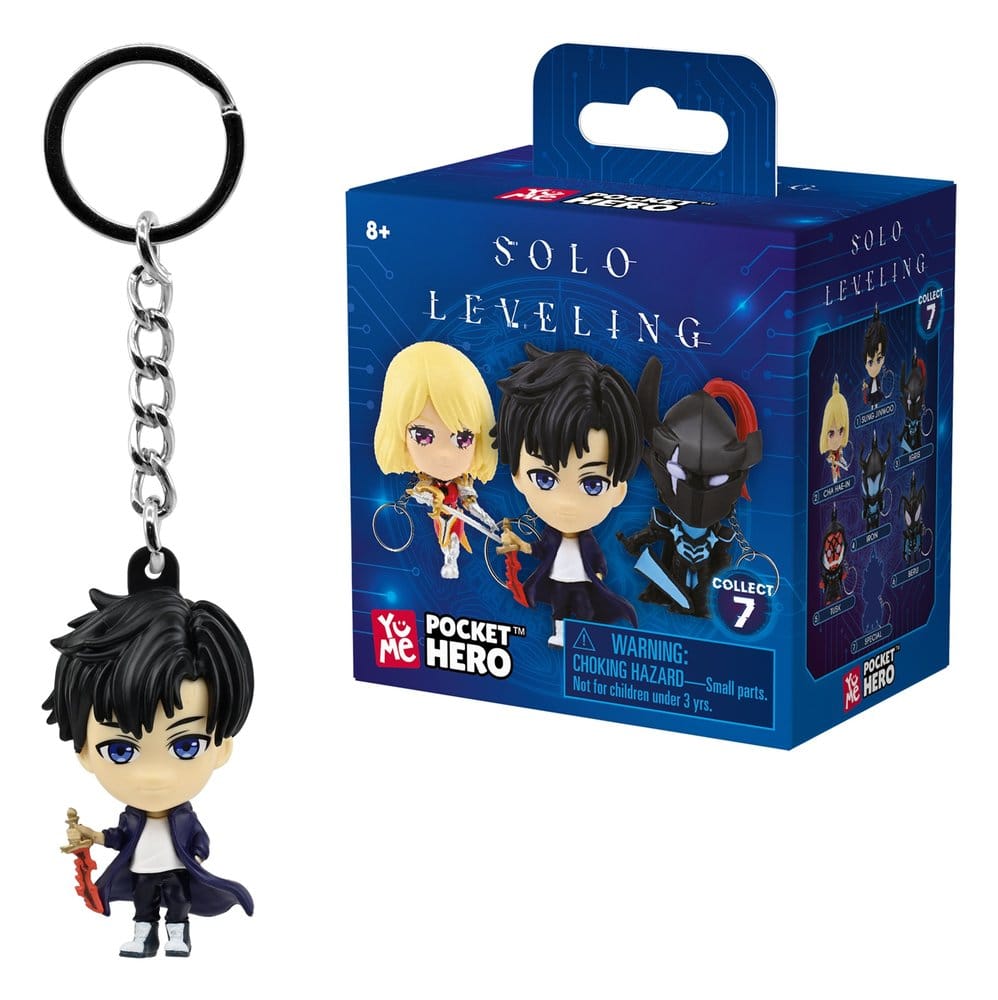 Solo Leveling Pocket Hero porte-clés Series 1 boîte-mystère présentoir (12)