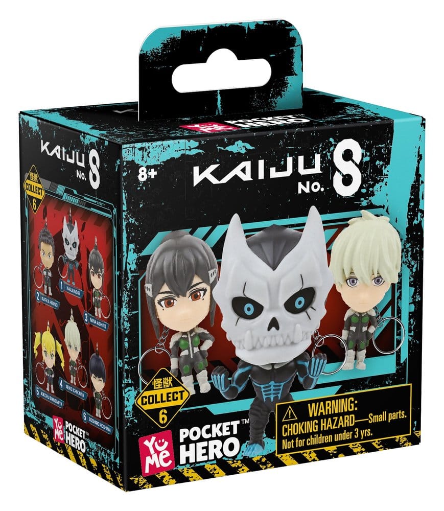Kaiju No. 8 Pocket Hero porte-clés Series 1 boîte-mystère présentoir (12)