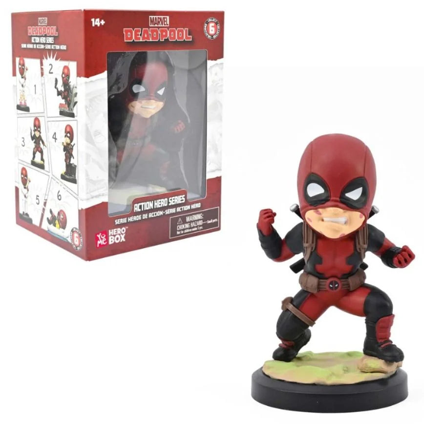YuMe Hero Box Action Series - Figurines Deadpool 8cm