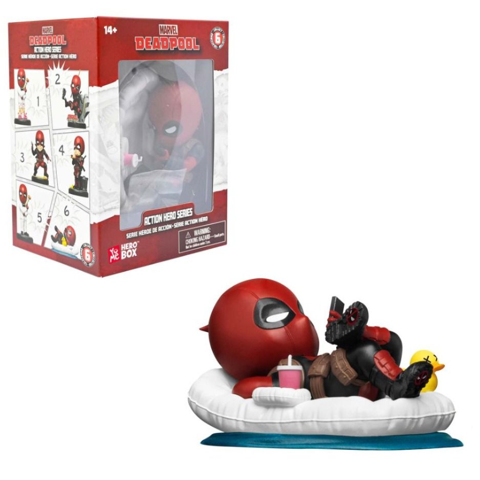 YuMe Hero Box Action Series - Figurines Deadpool 8cm