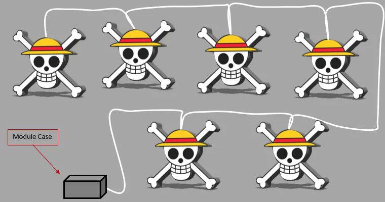 One Piece - Guirlande Lumineuse 2m - flash vidéo