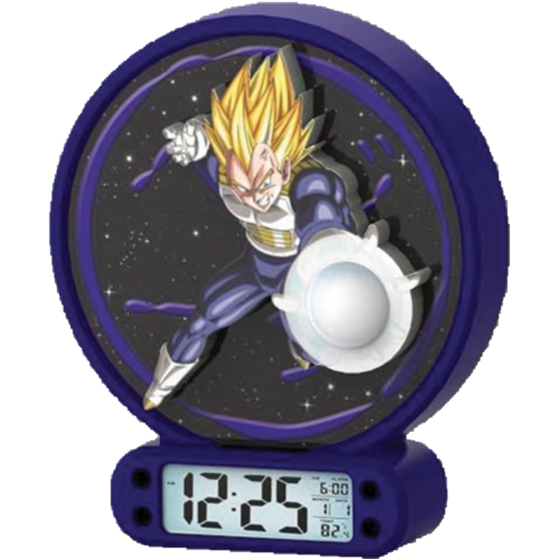 Dragon Ball Z Alarm Clock & Lampe Vegeta - flash vidéo