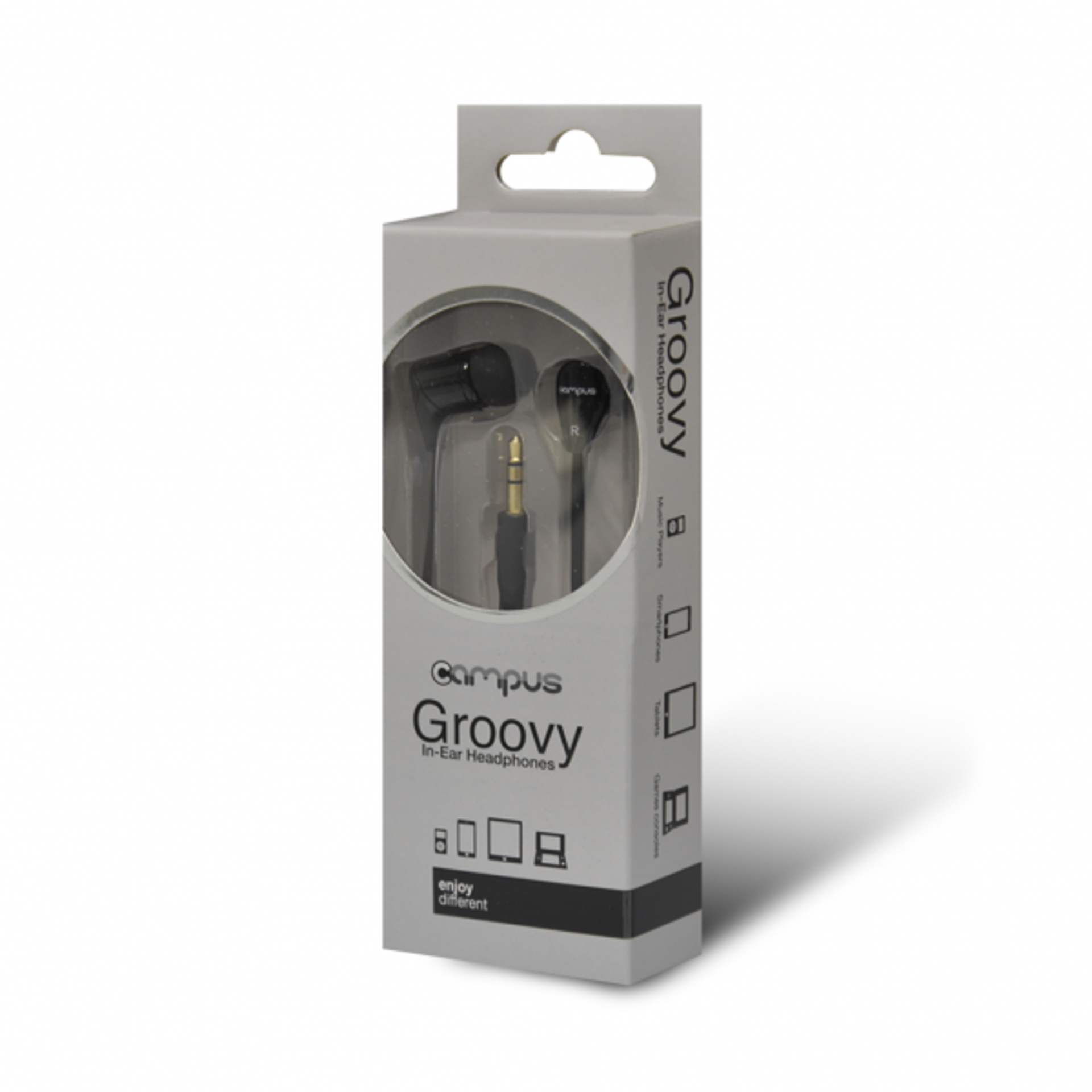 Campus In-Ear GROOVY black - flash vidéo