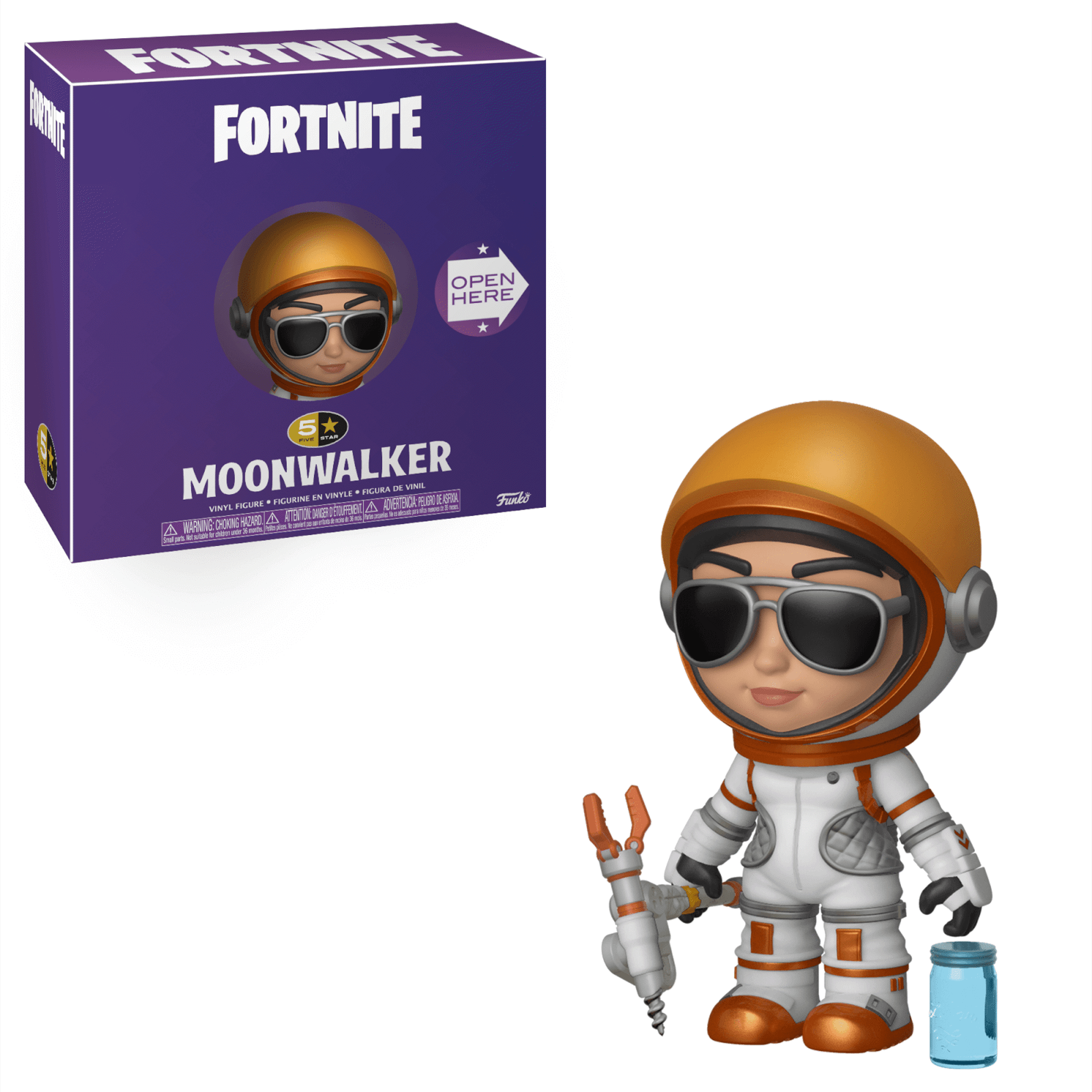 Funko 5 Star Vinyl Figure Fortnite - Moonwalker - flash vidéo