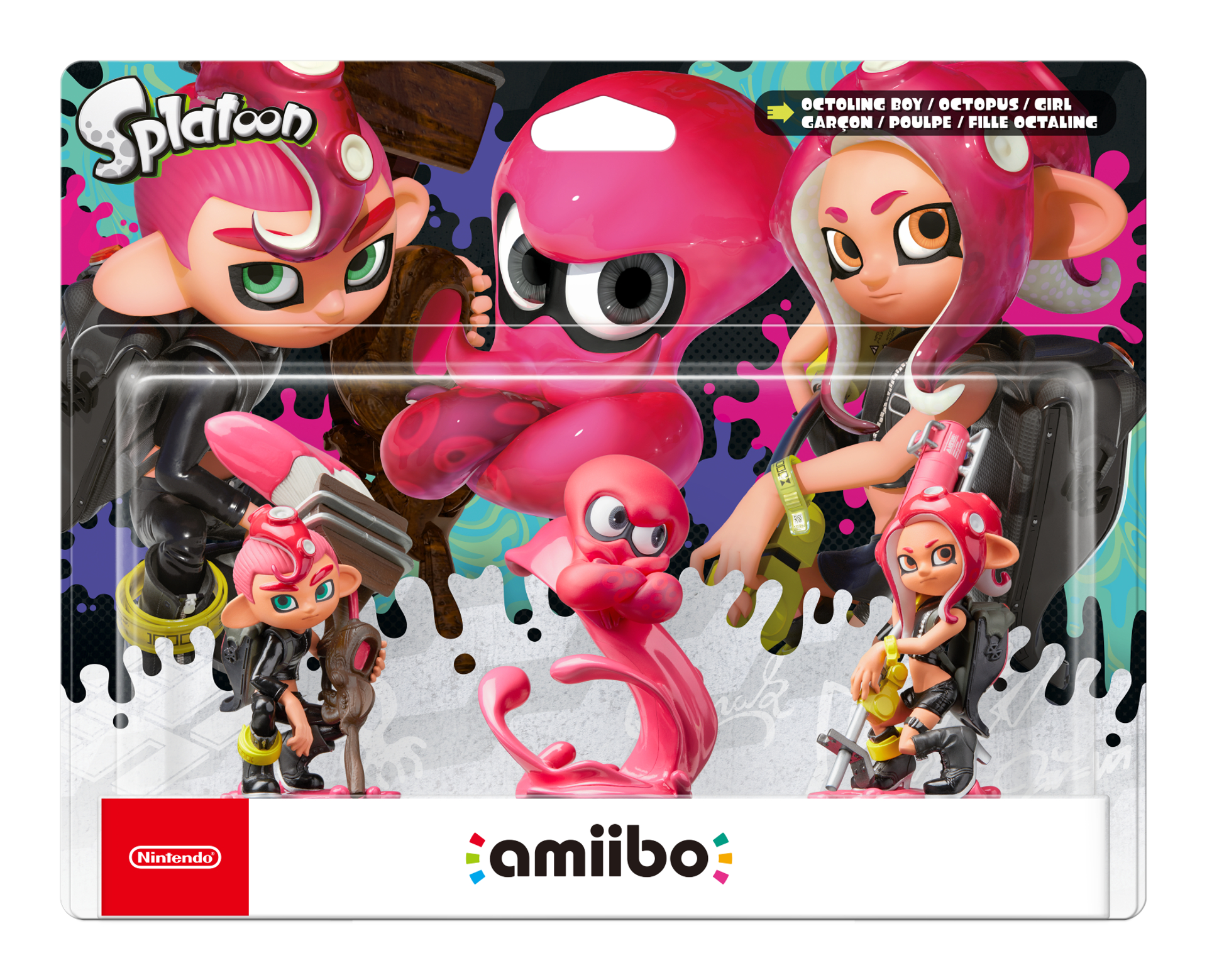 Amiibo Octoling 3-Pack Splatoon Collection - flash vidéo