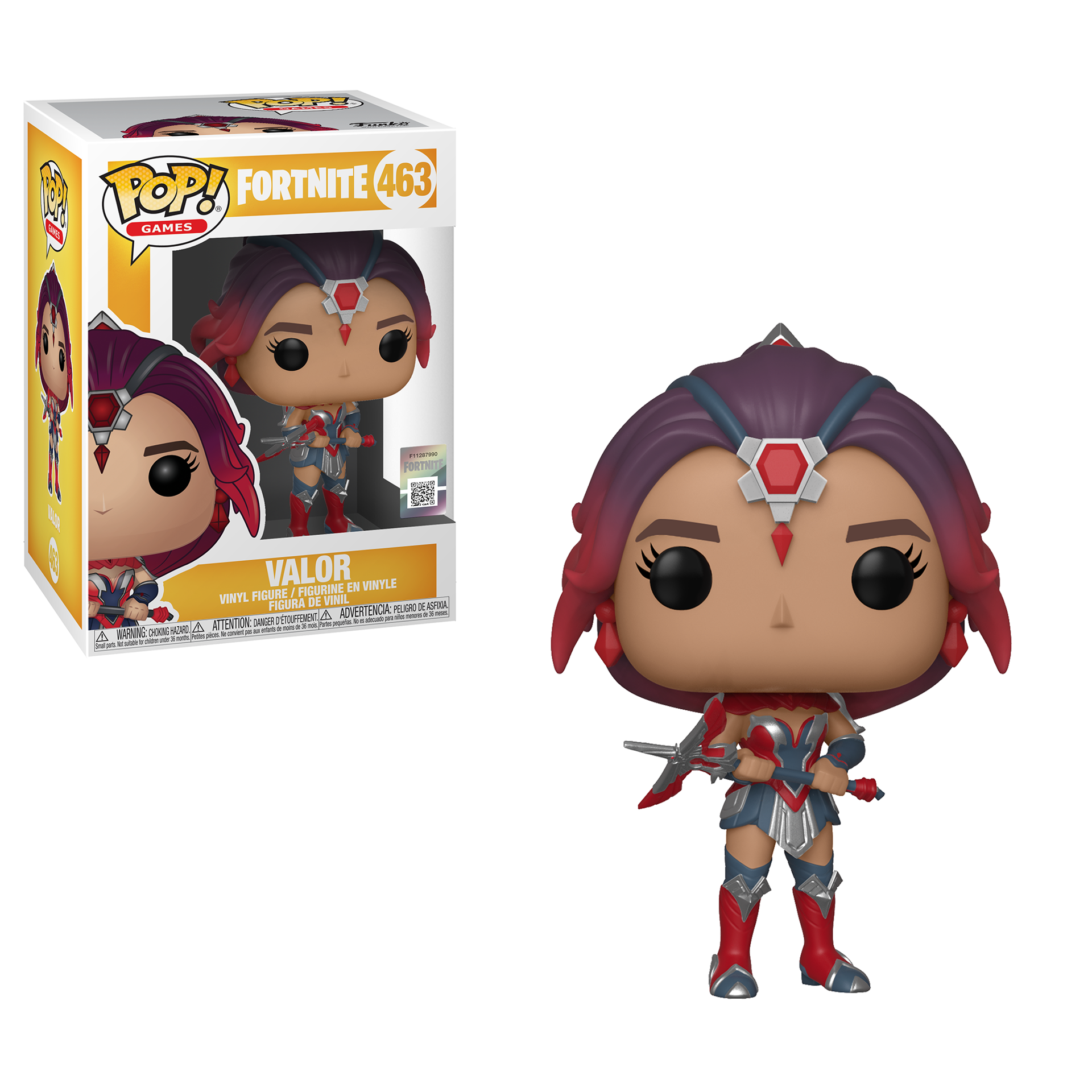 Funko Pop! Games Fortnite Valor - flash vidéo