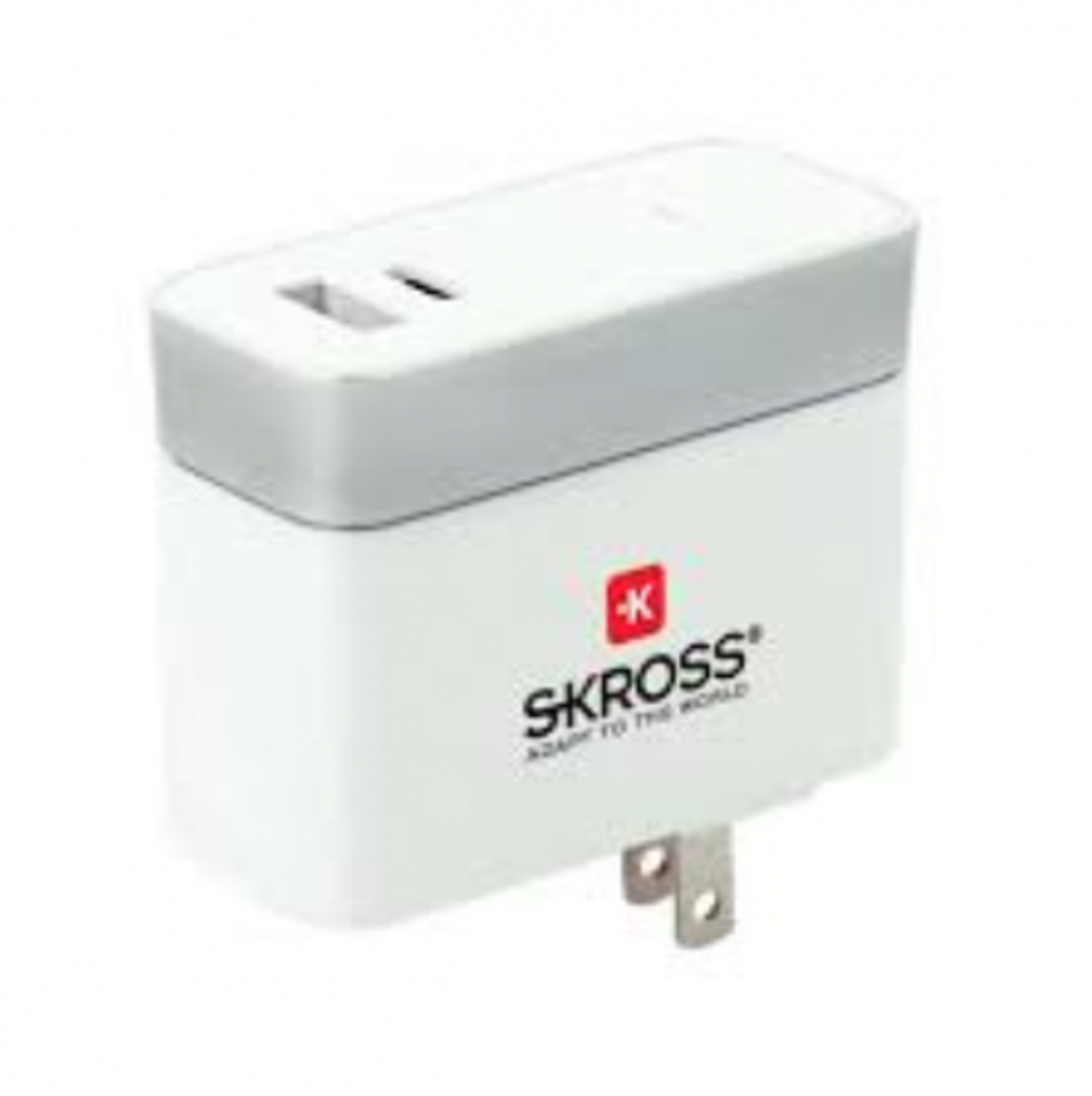 Skross 2 Ports Charger 1 X USB + 1 TYPE C USA PLUG - flash vidéo