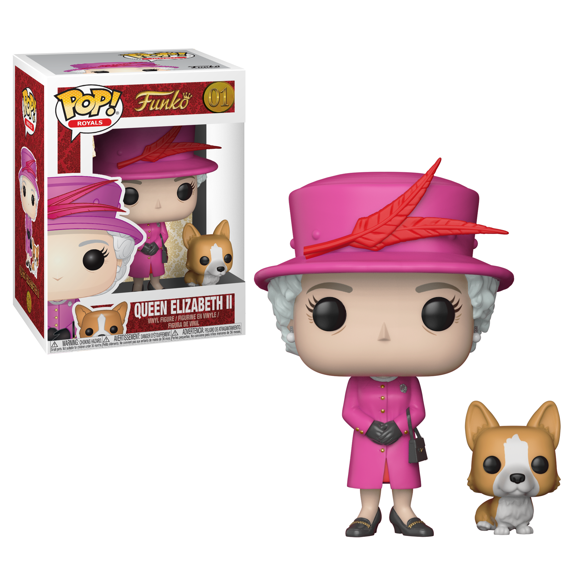 Funko Pop! Royals Queen Elizabeth II (with Welsh Corgi) - flash vidéo