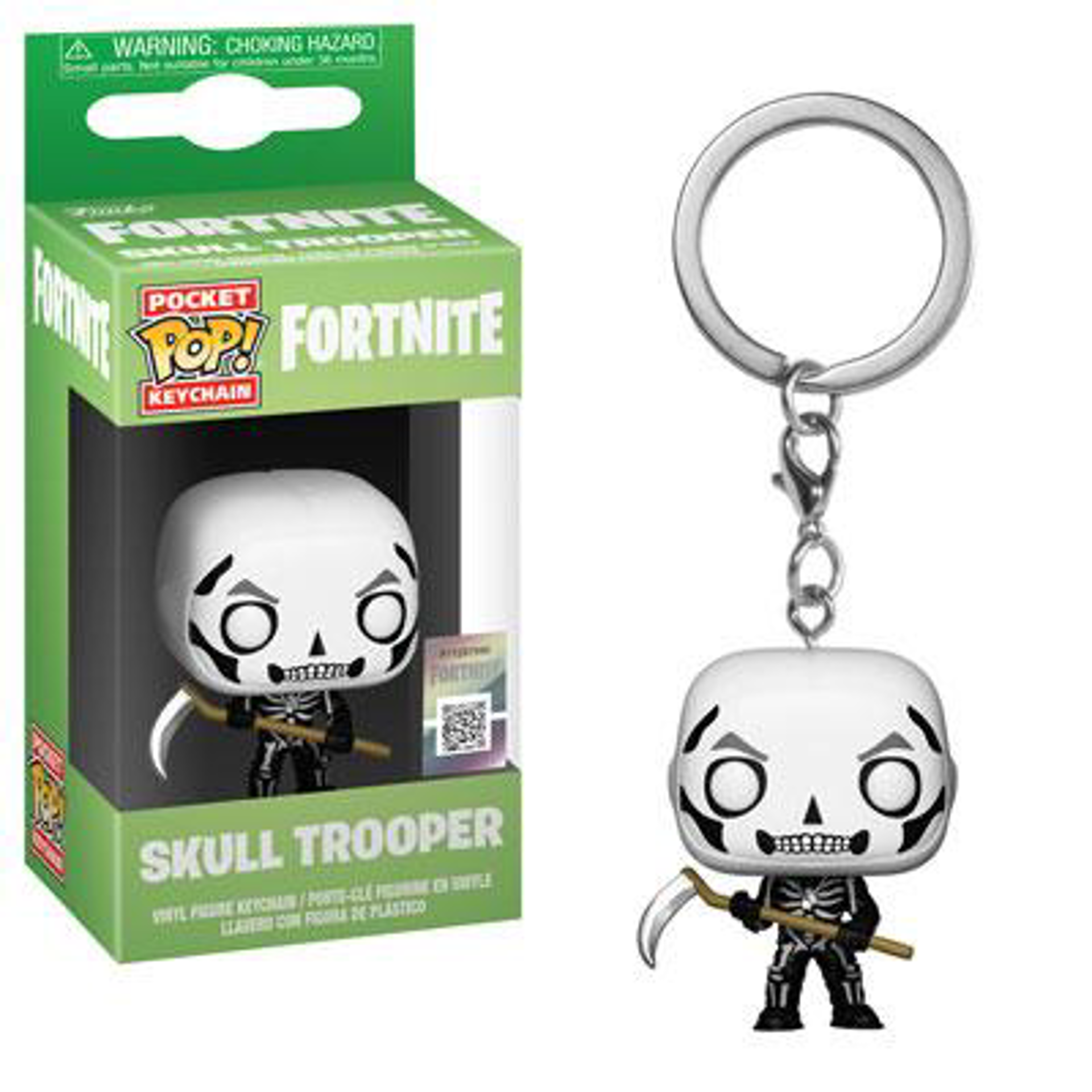 Funko Pocket Pop! Keychain Fortnite Skull Trooper - flash vidéo