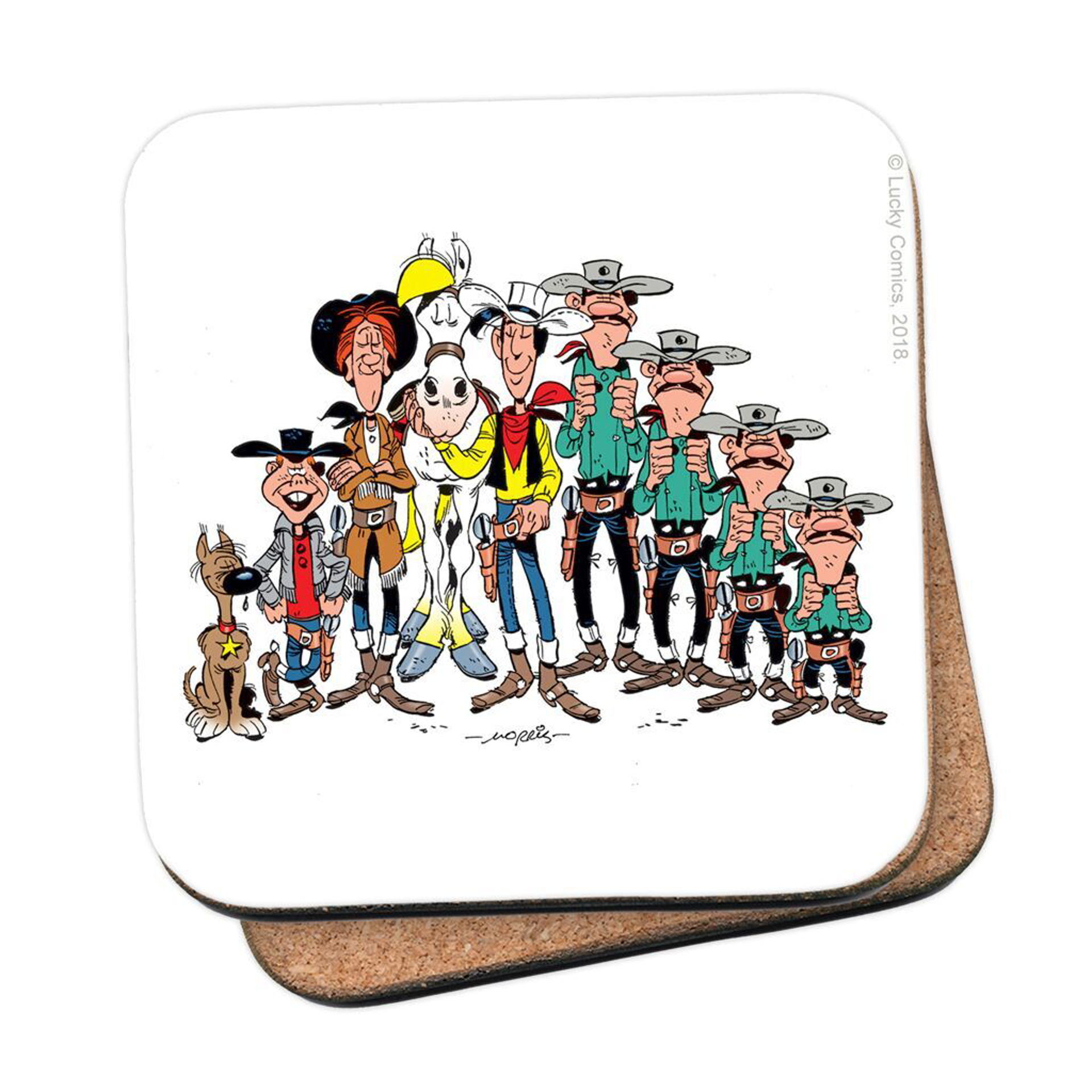 Lucky Luke - Coaster - Les personnages - flash vidéo