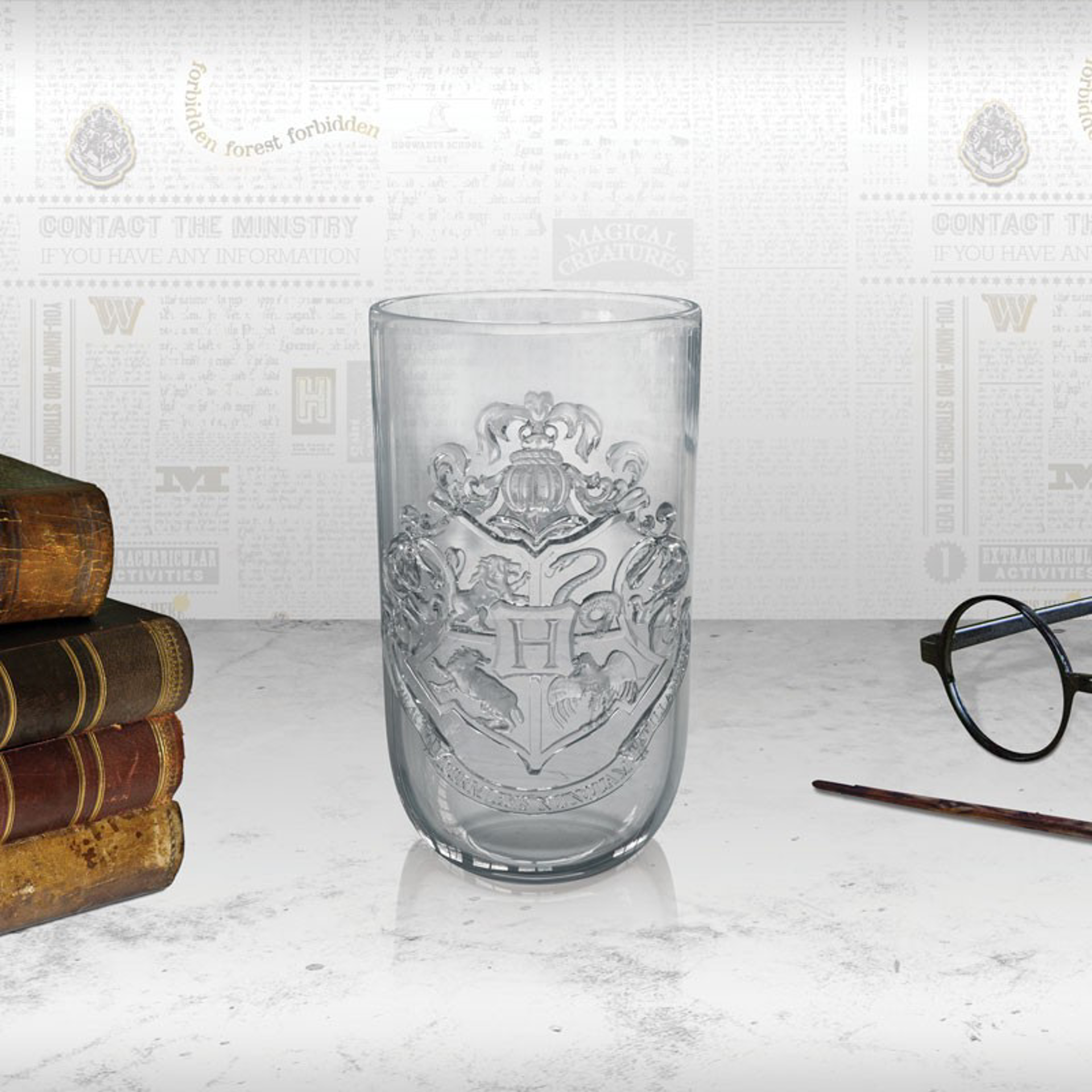 Harry Potter - Verre à l'effigie de Poudlard - flash vidéo