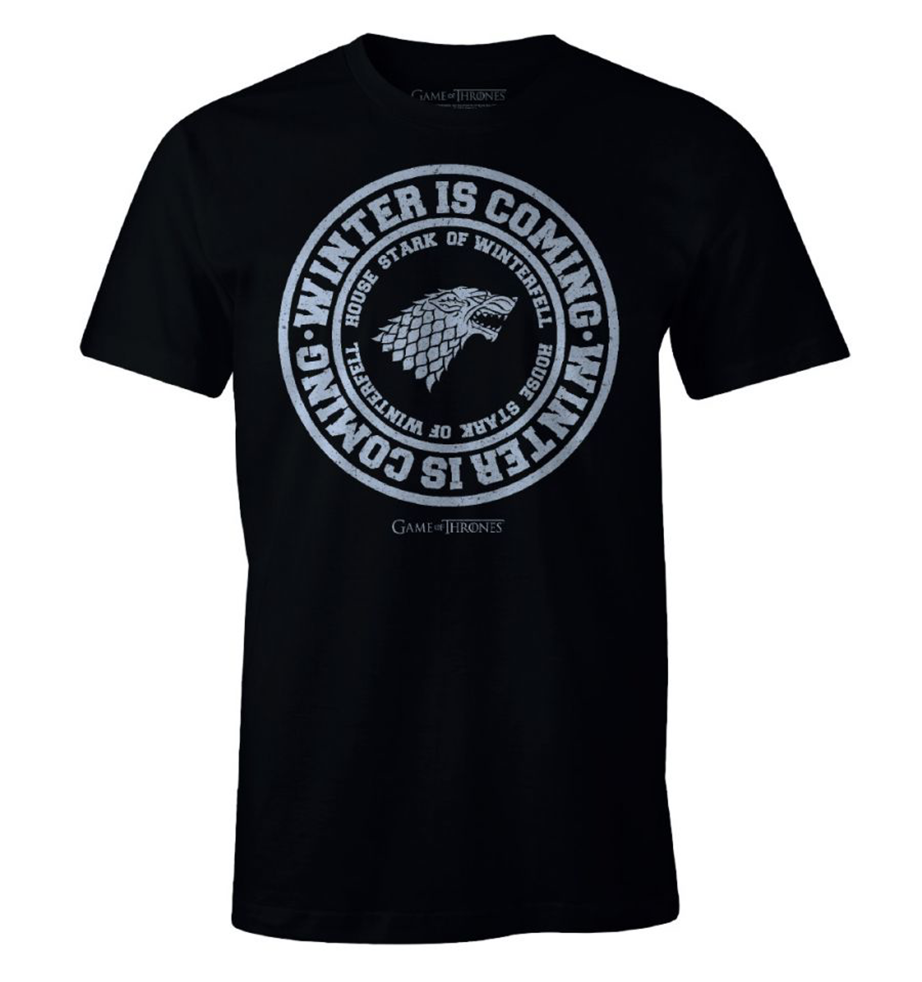 Game of Thrones - Winter is Coming Black T-Shirt S - flash vidéo
