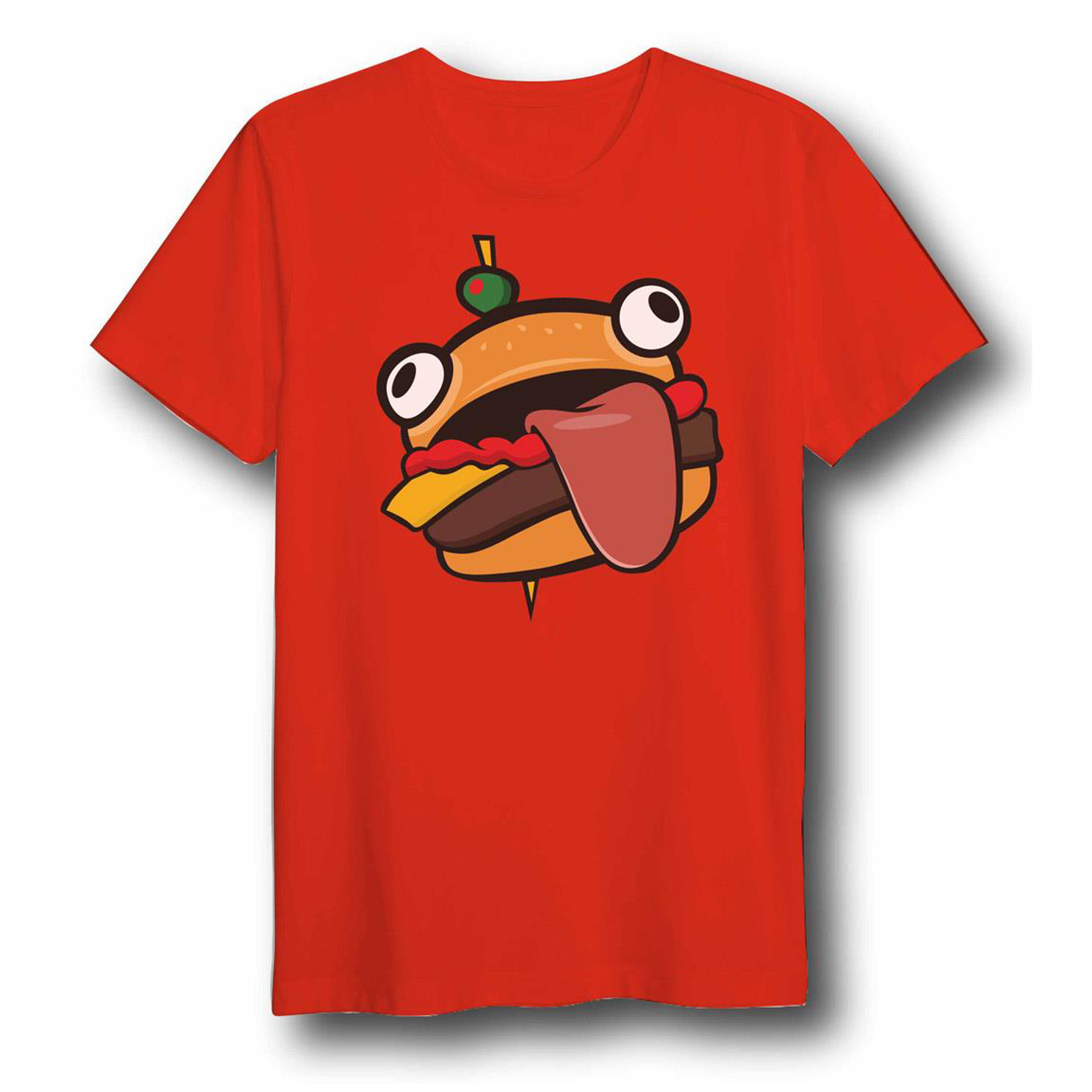 Fortnite - Red Durr Burger T-Shirt Kids 12Y - flash vidéo