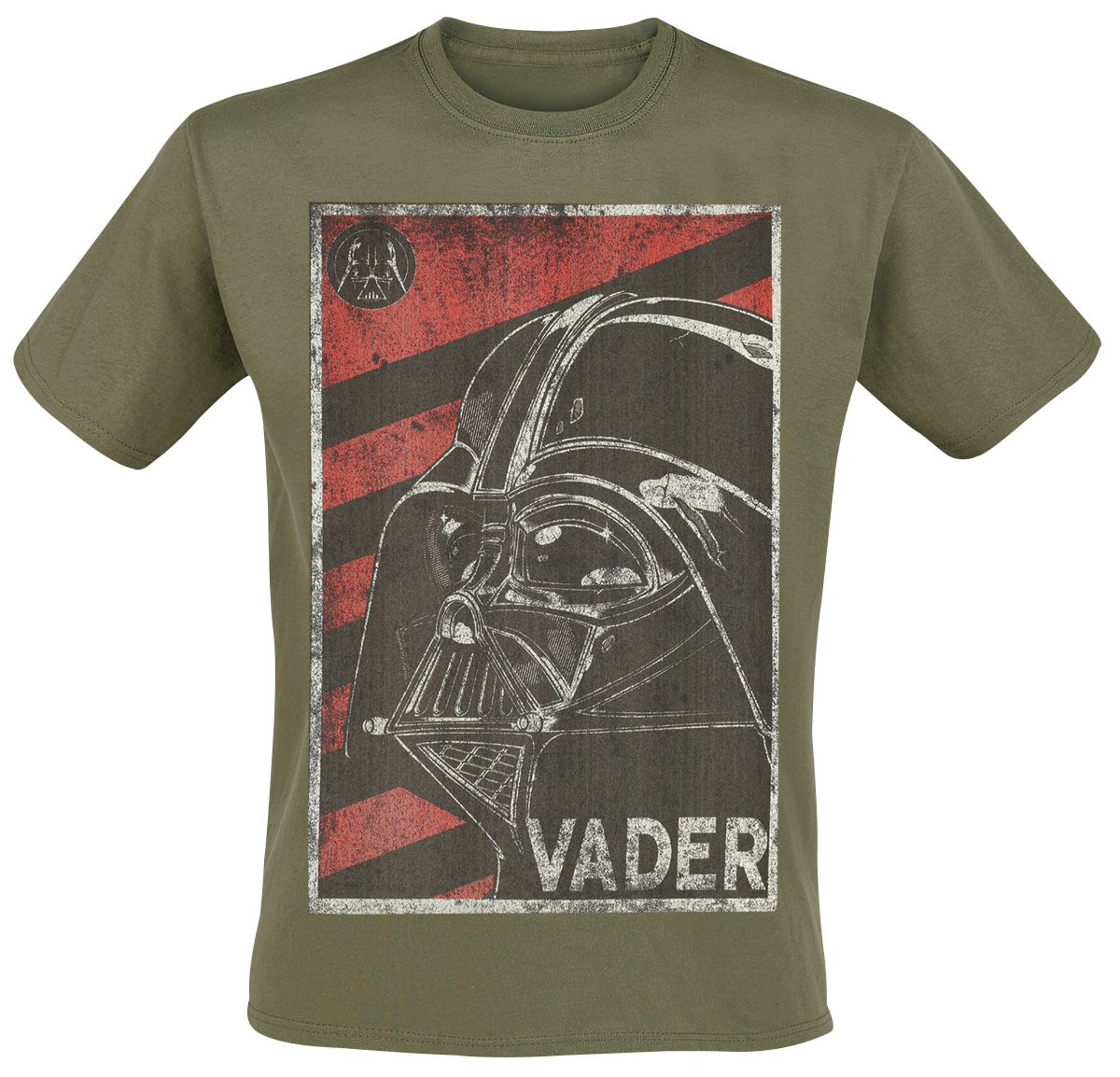 Star Wars - Vader Propagande Kaki T-Shirt M - flash vidéo