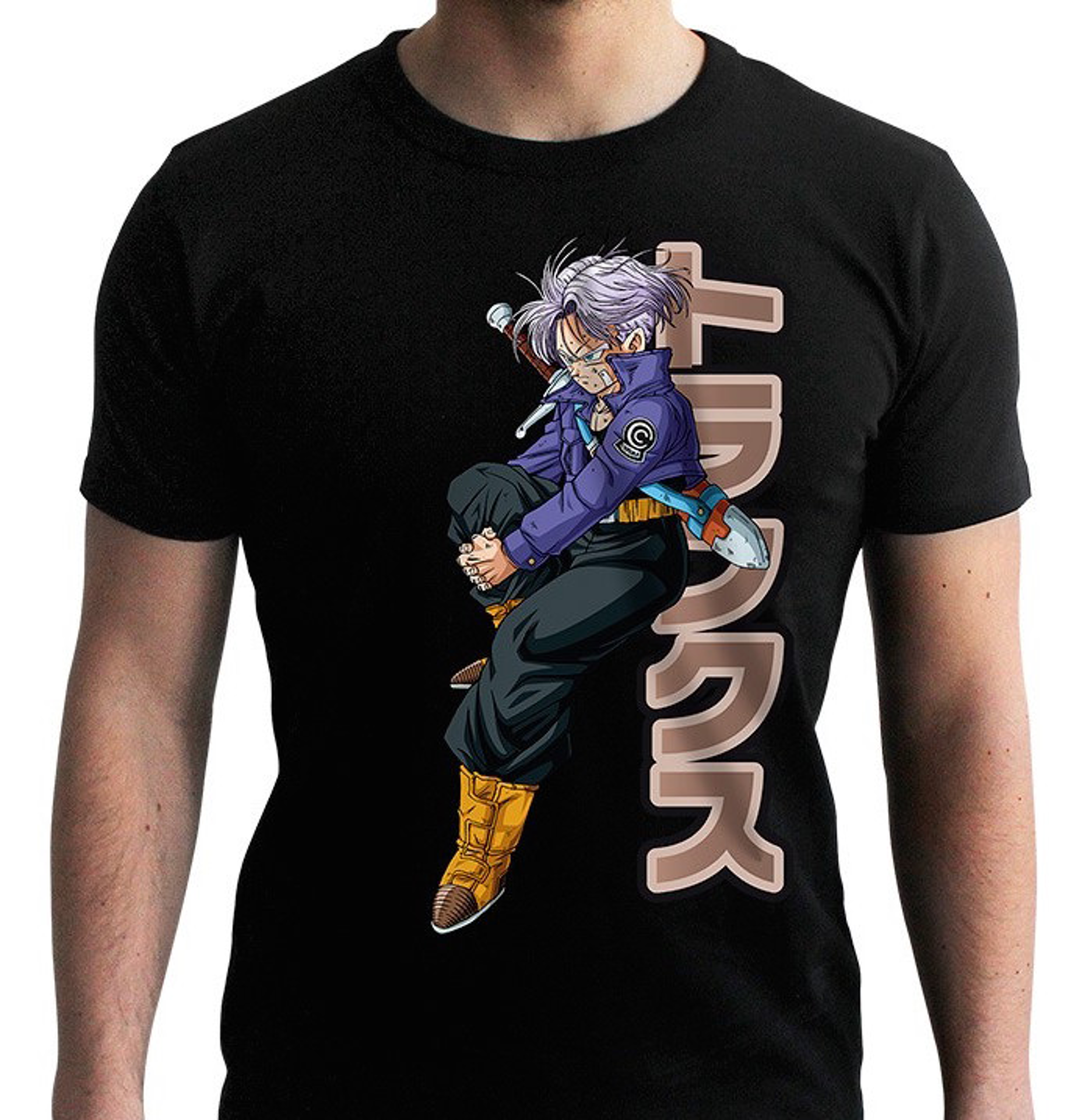 § Dragon Ball - Trunks Black Man T-Shirt S - flash vidéo