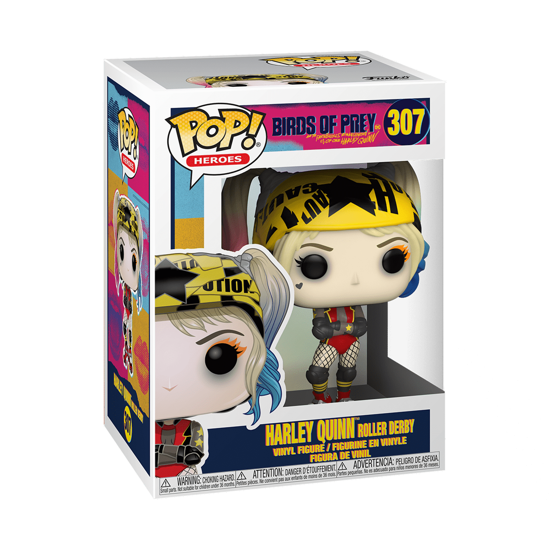 Funko Pop! Heroes Birds of Prey Harley Quinn (Roller Derby) - flash vidéo