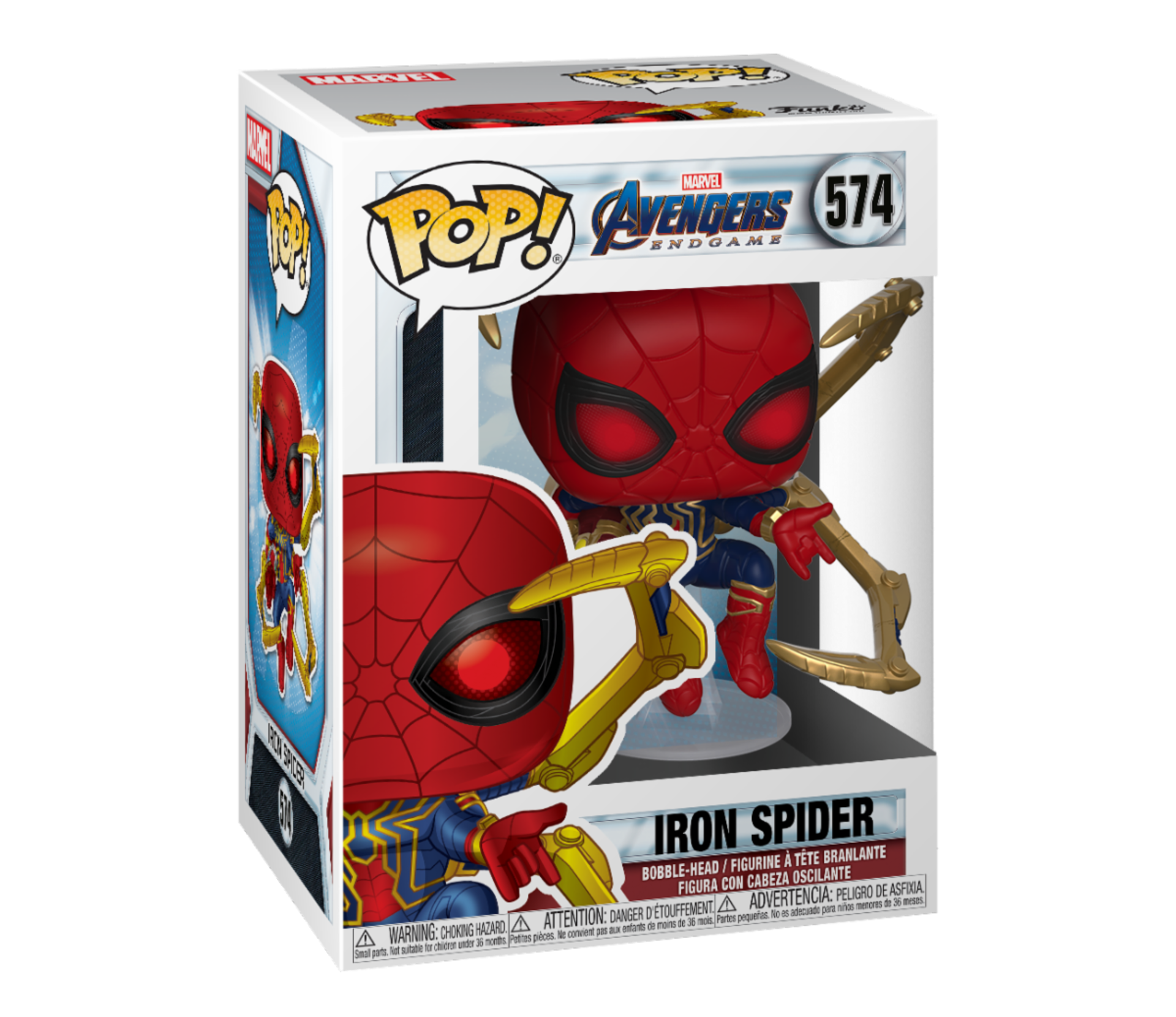 Funko Pop! Marvel Avengers: Endgame - Iron Spider (with Nano Gauntlet) ENG Merchandising - flash vidéo