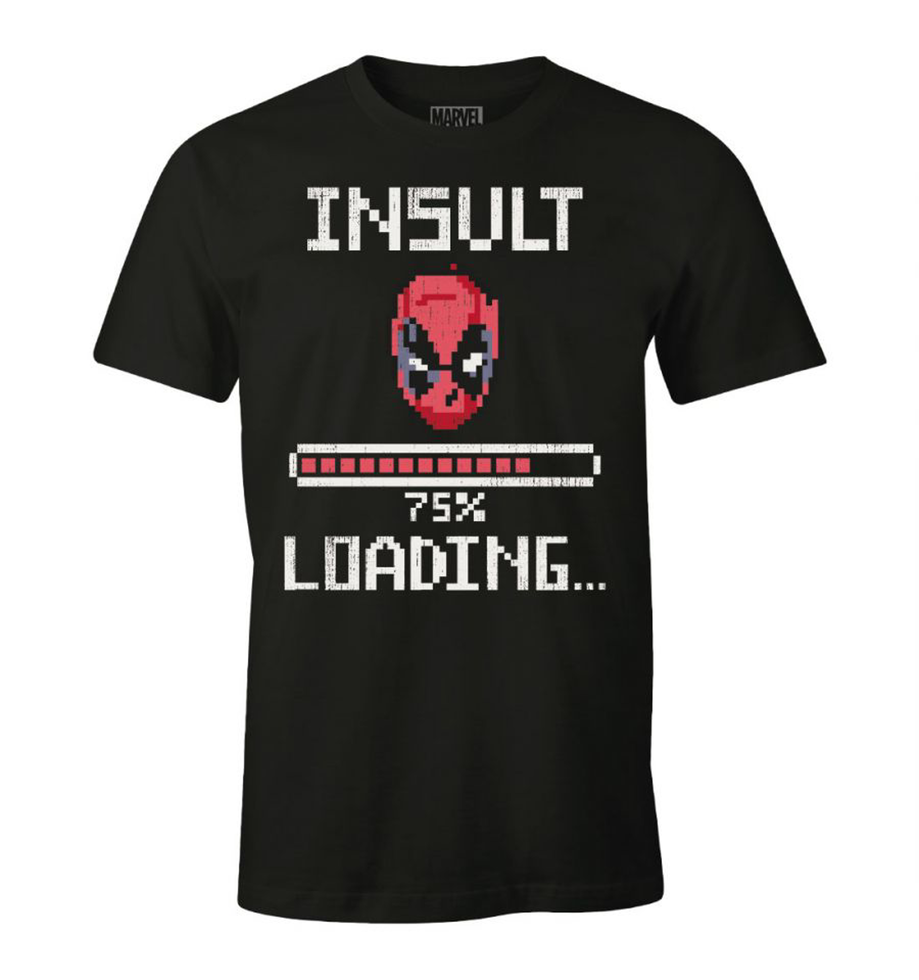 Marvel - Deadpool Insult Loading Black T-Shirt L - flash vidéo