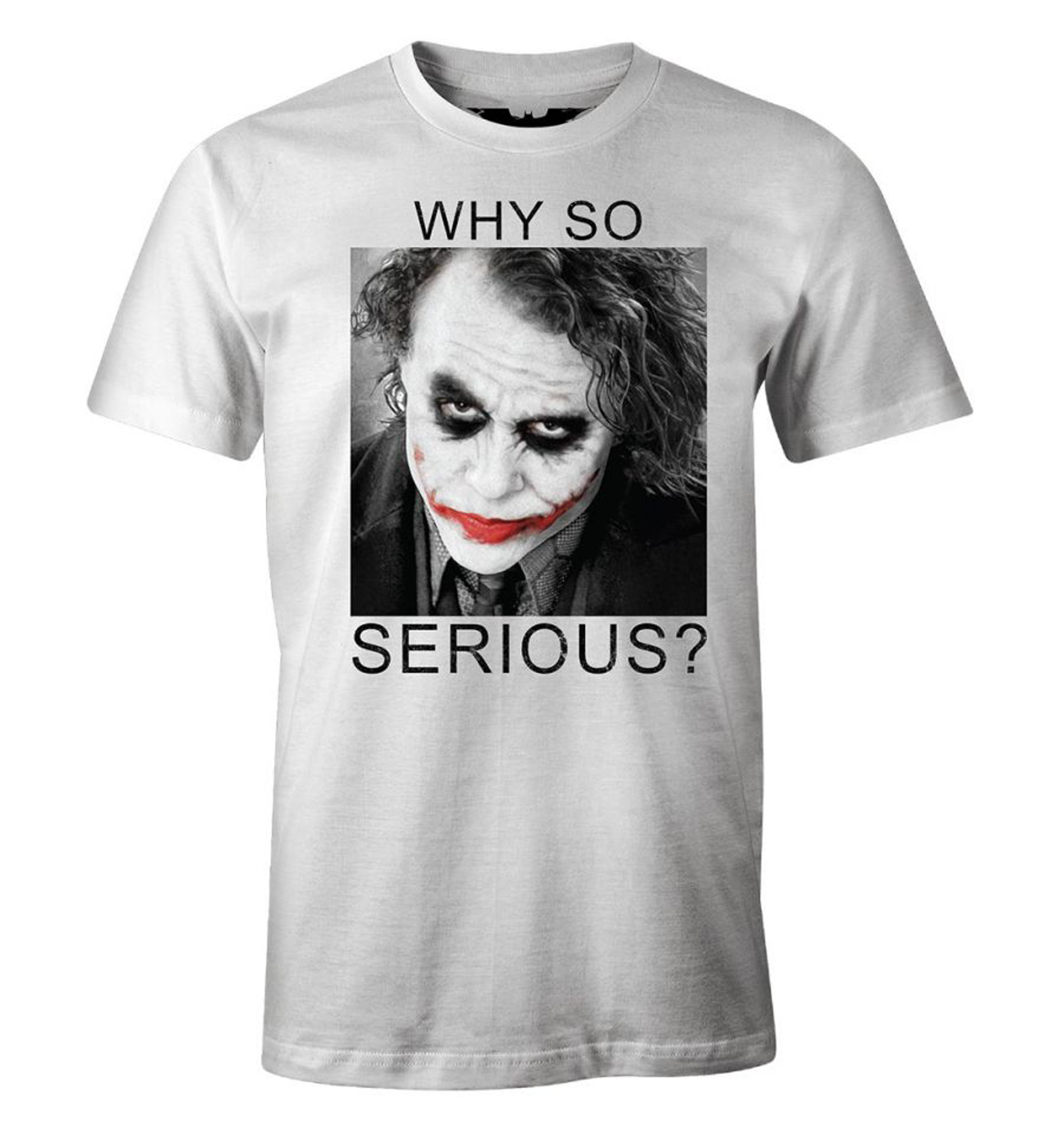 DC Comics - The Dark Knight Why So Serious White T-Shirt XXL - flash vidéo