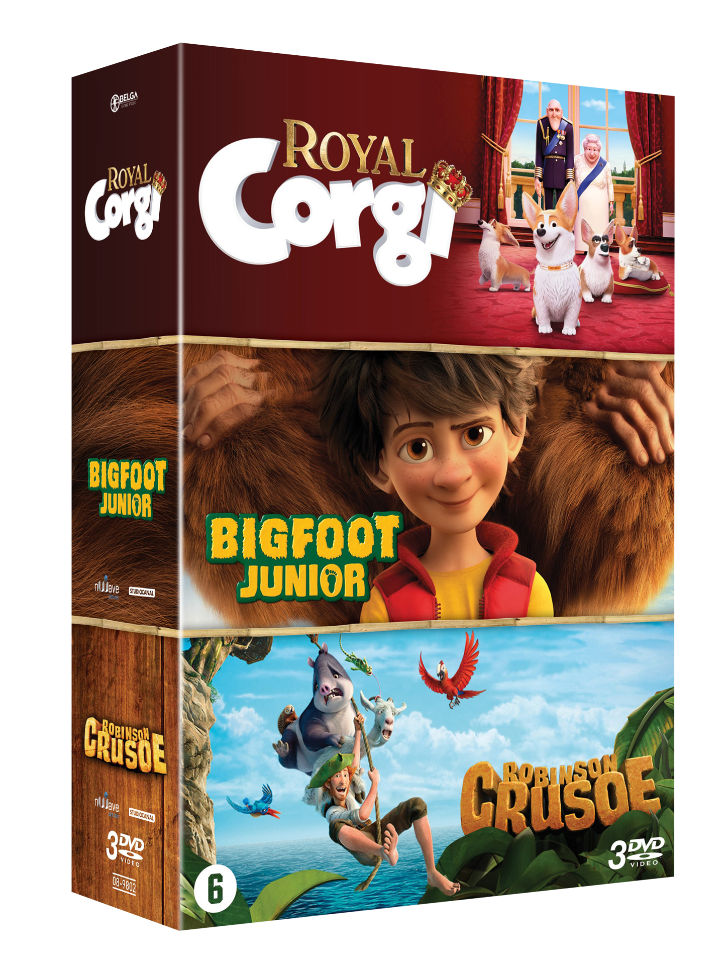 Coffret Royal Corgi + Bigfoot Junior + Robinson Crusoé - flash vidéo