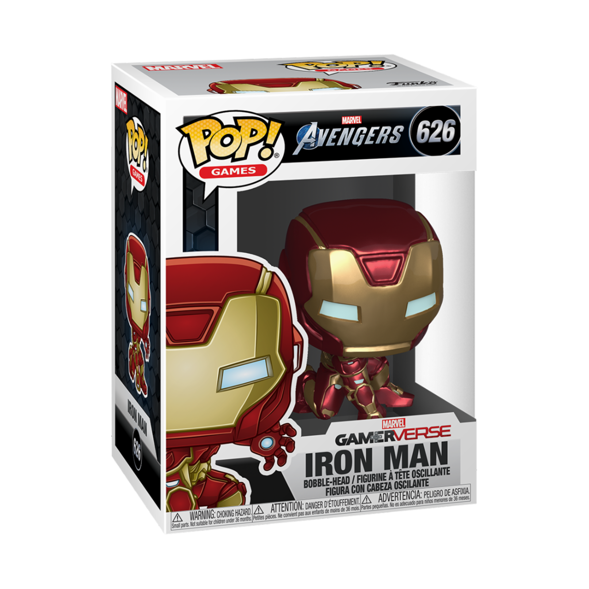 Funko Pop! Marvel: Avengers Game - Iron Man (Stark Tech Suit) ENG Merchandising - flash vidéo