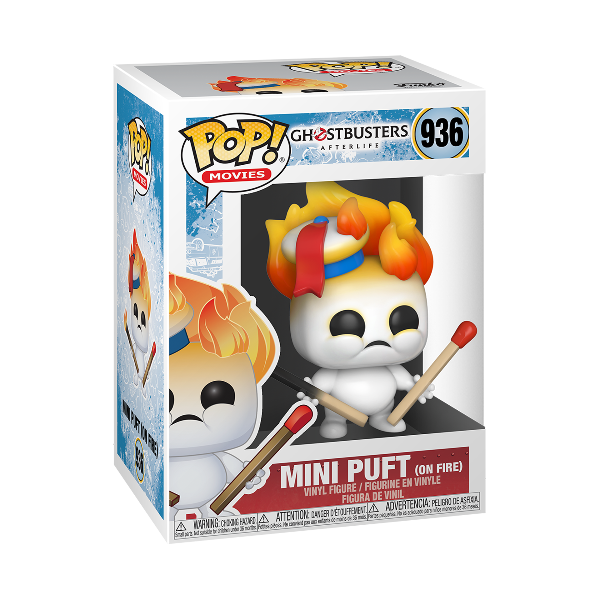 Funko Pop! Movies Ghostbusters: Afterlife - Mini Puft (on Fire) - flash vidéo